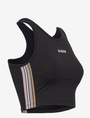 Guess Activewear - BRITTANY CN ACTIVE TOP - crop tops - jet black a996 - 3