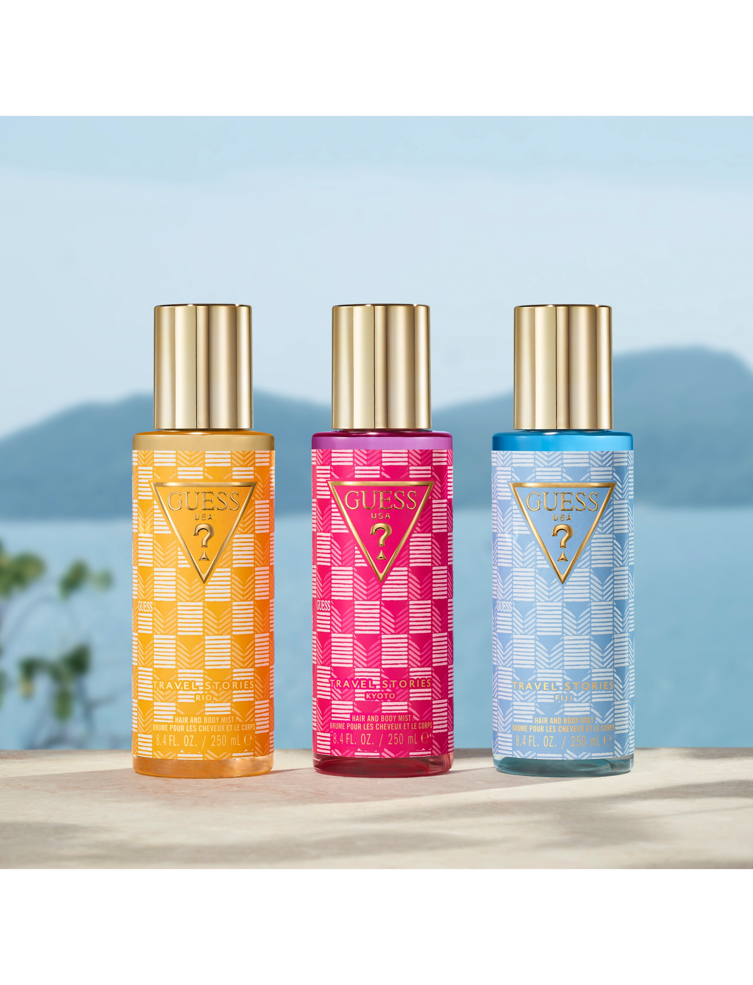 Guess Fragrance - Destination Rio hair&body mist 250 ml - fragrance - clear - 4