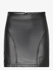 GUESS Jeans - ZUE PU MINI SKIRT - korta kjolar - jet black multi - 0