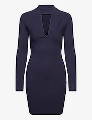 GUESS Jeans - LS MOCK NK CUT OUT CAMBRIA DRS - bodycon dresses - blackened blue - 0