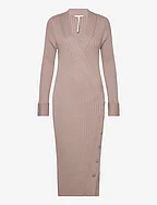 LS CECILE BODYCON SWTR - SILK TAUPE