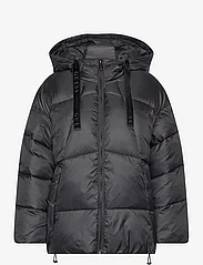 GUESS Jeans - LETIZIA HOODED PUFFA - winter jackets - jet black a996 - 0