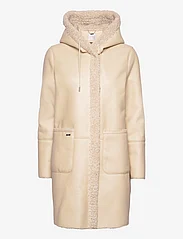 GUESS Jeans - CLARA HOODED PARKA - parkas - pearl oyster - 0