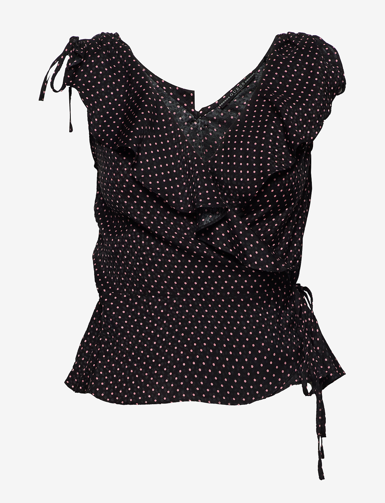 GUESS Jeans - SS CELIA TOP - fair dots pink bl - 0