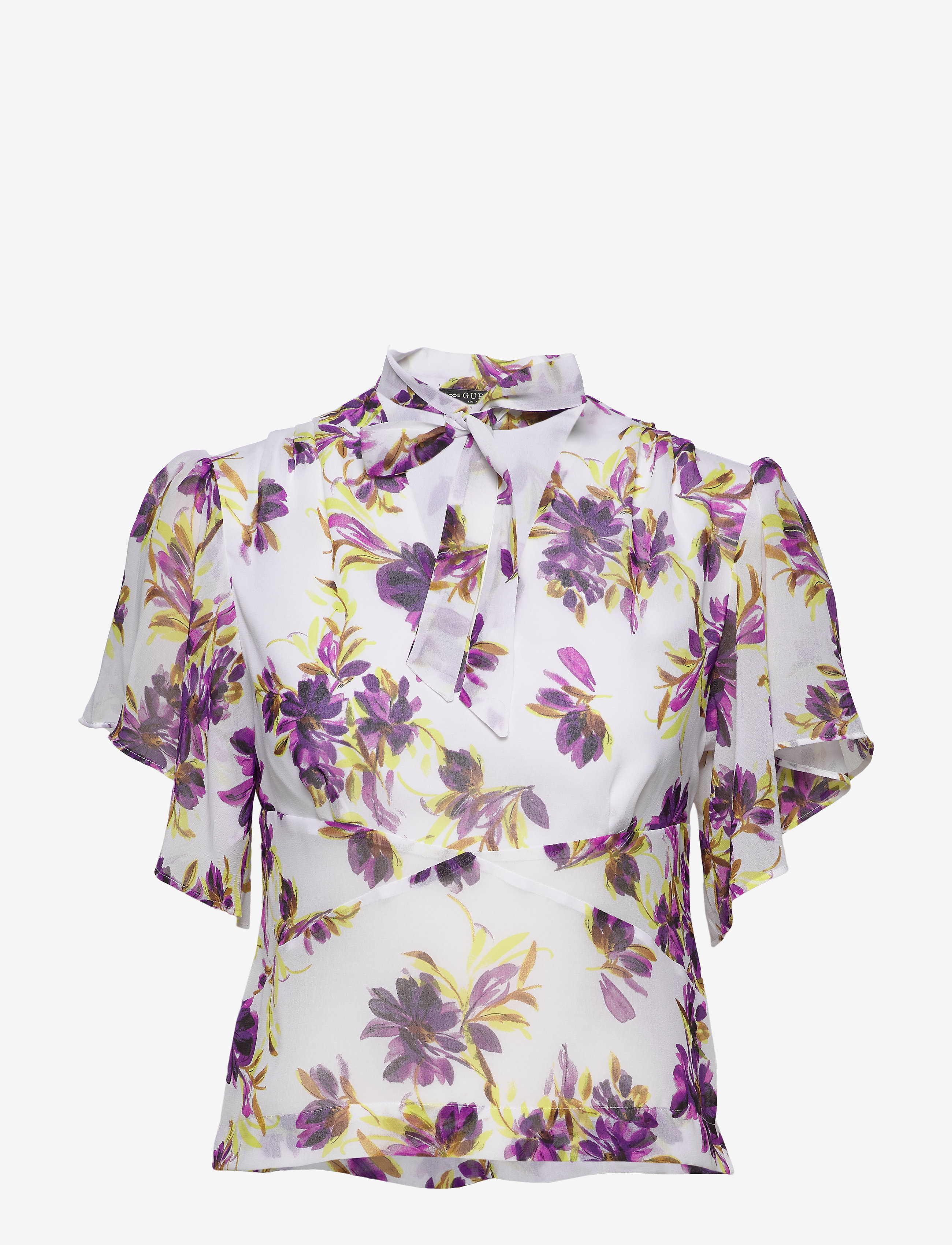 GUESS Jeans - SS CHRYSTAL TOP - watercolor flower - 2
