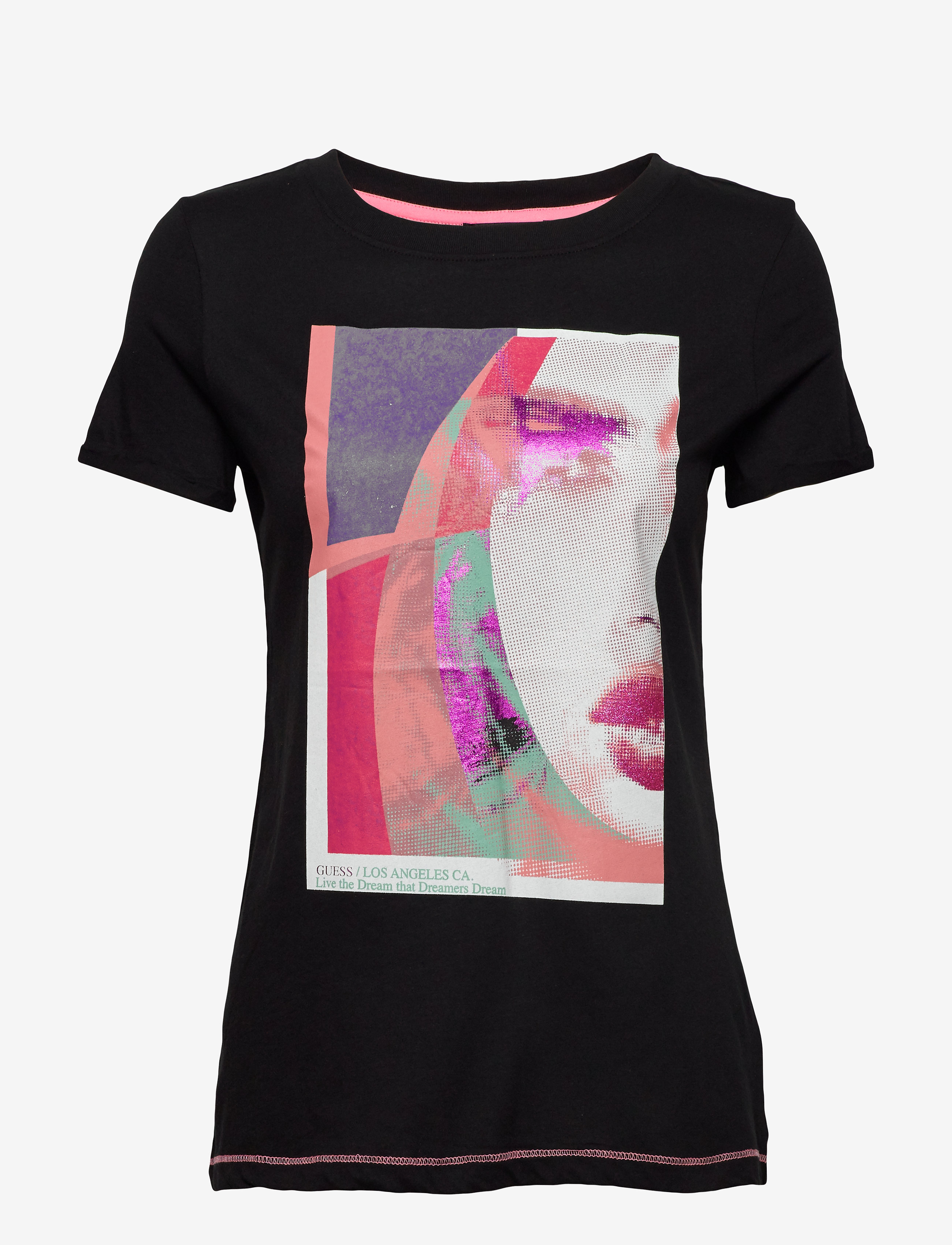 GUESS Jeans - SS RN GISELLE TEE - jet black a996 - 0