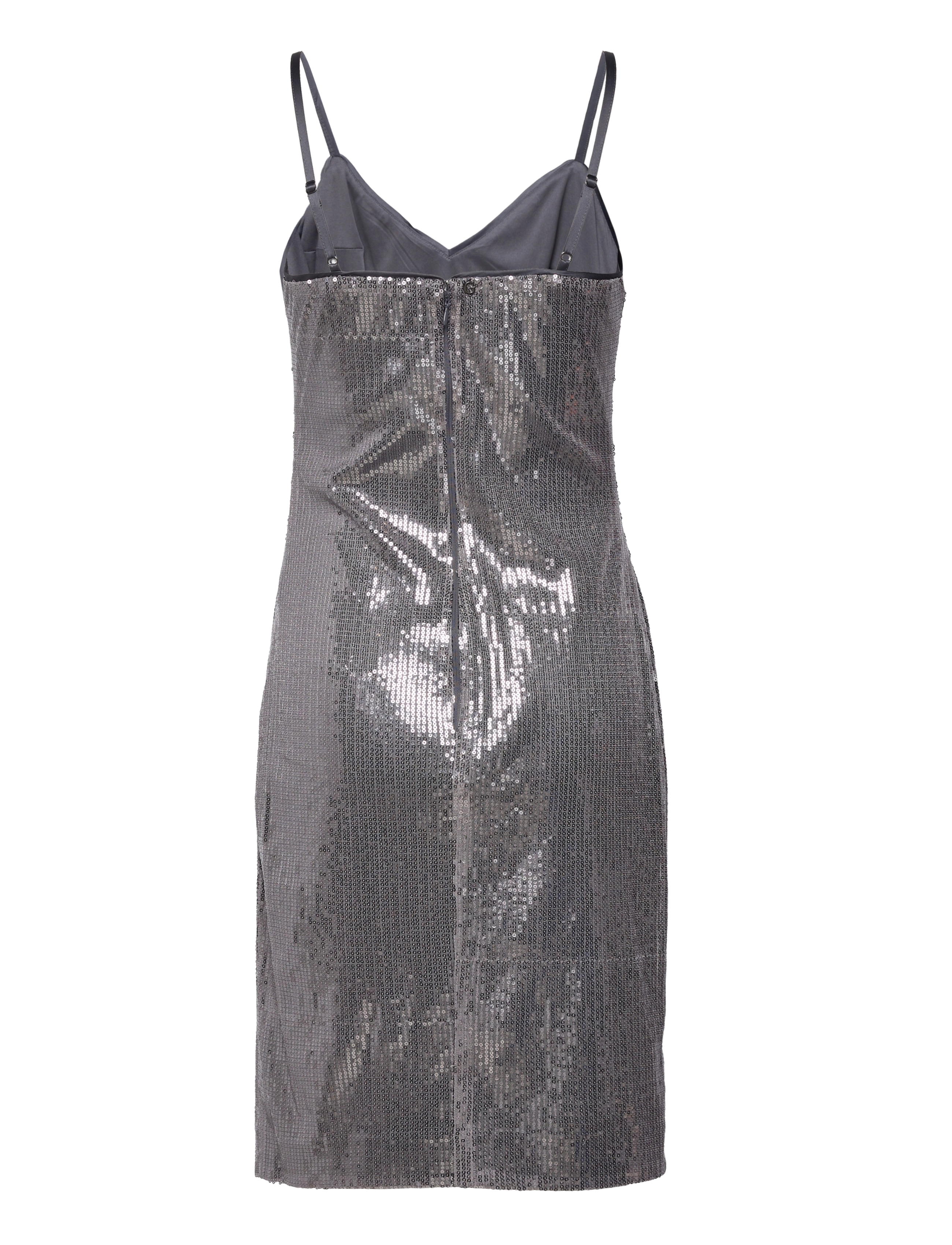 GUESS Jeans - KAYLA DRESS - pailletkjoler - gunmetal - 1