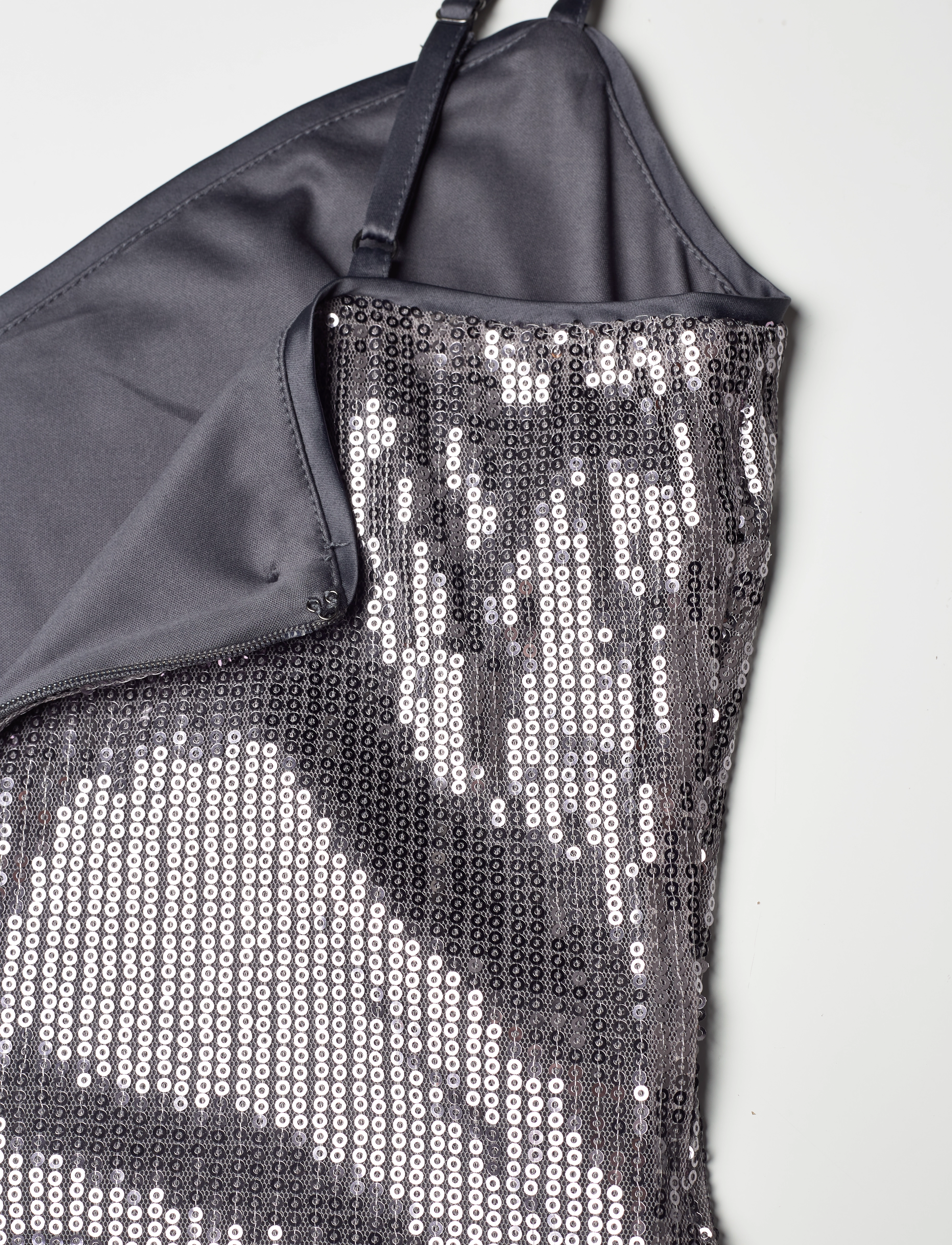 GUESS Jeans - KAYLA DRESS - pailletkjoler - gunmetal - 3