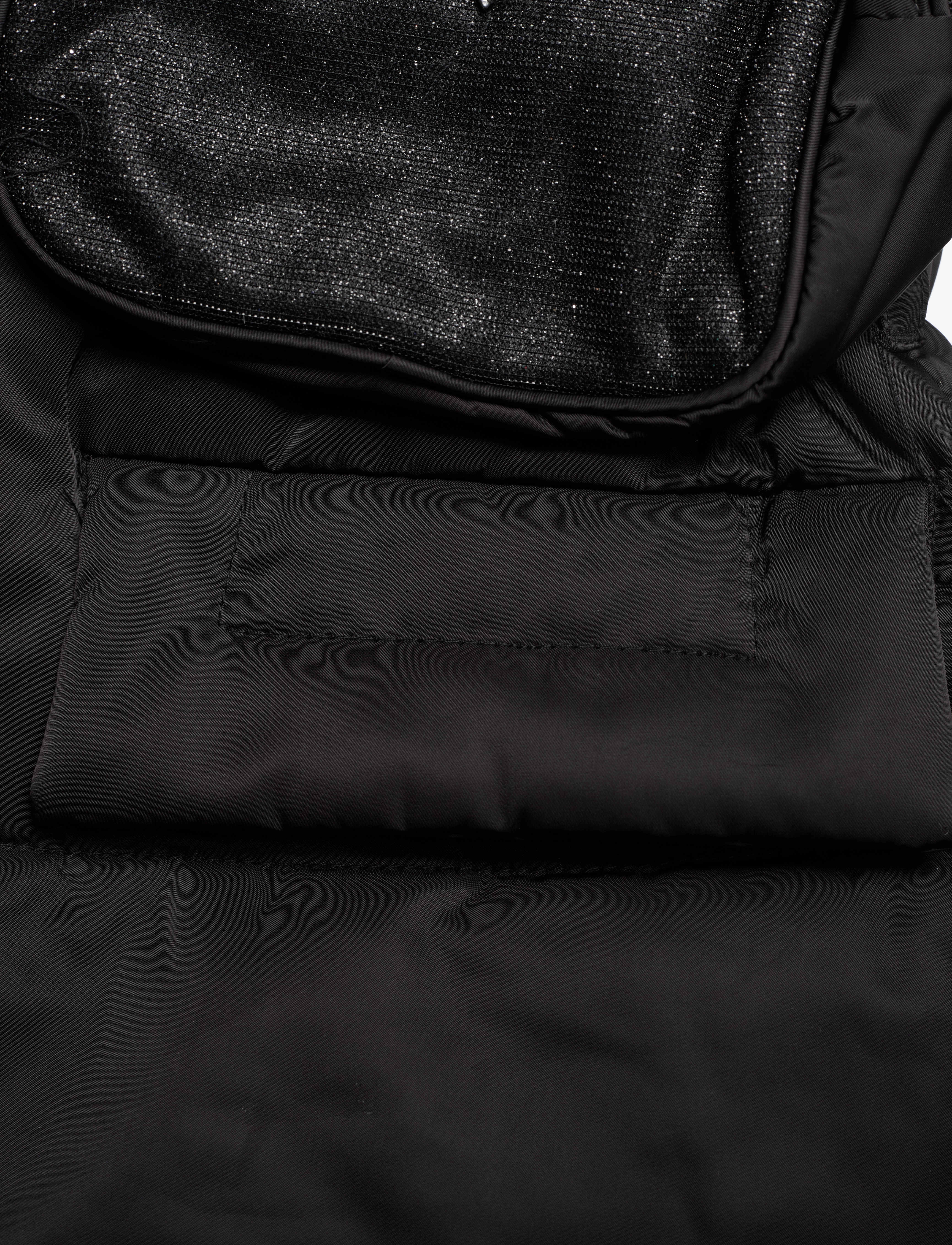 GUESS Jeans - GLITZY PUFFA - jet black a996 - 3