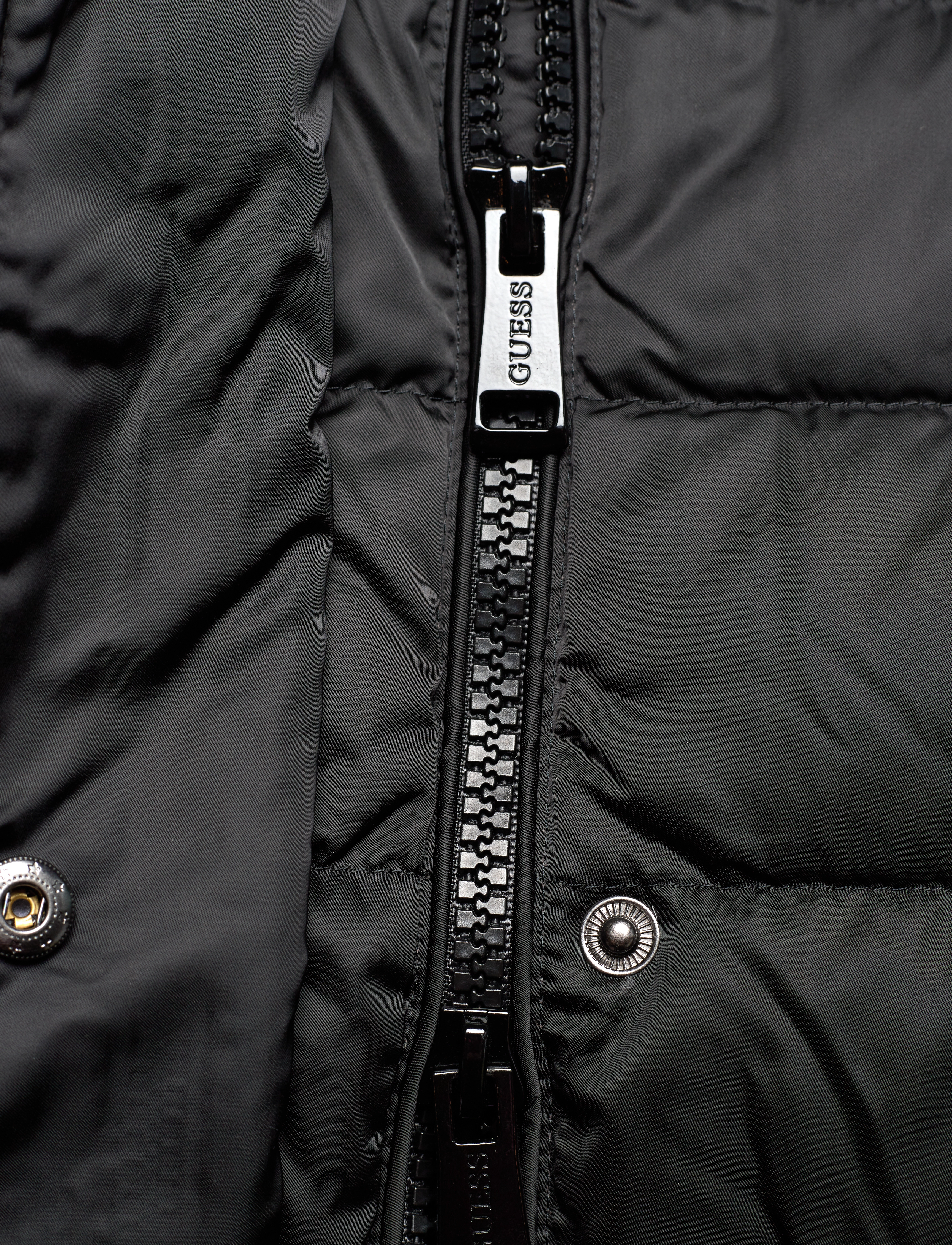 GUESS Jeans - LOLIE DOWN JACKET - jet black a996 - 4