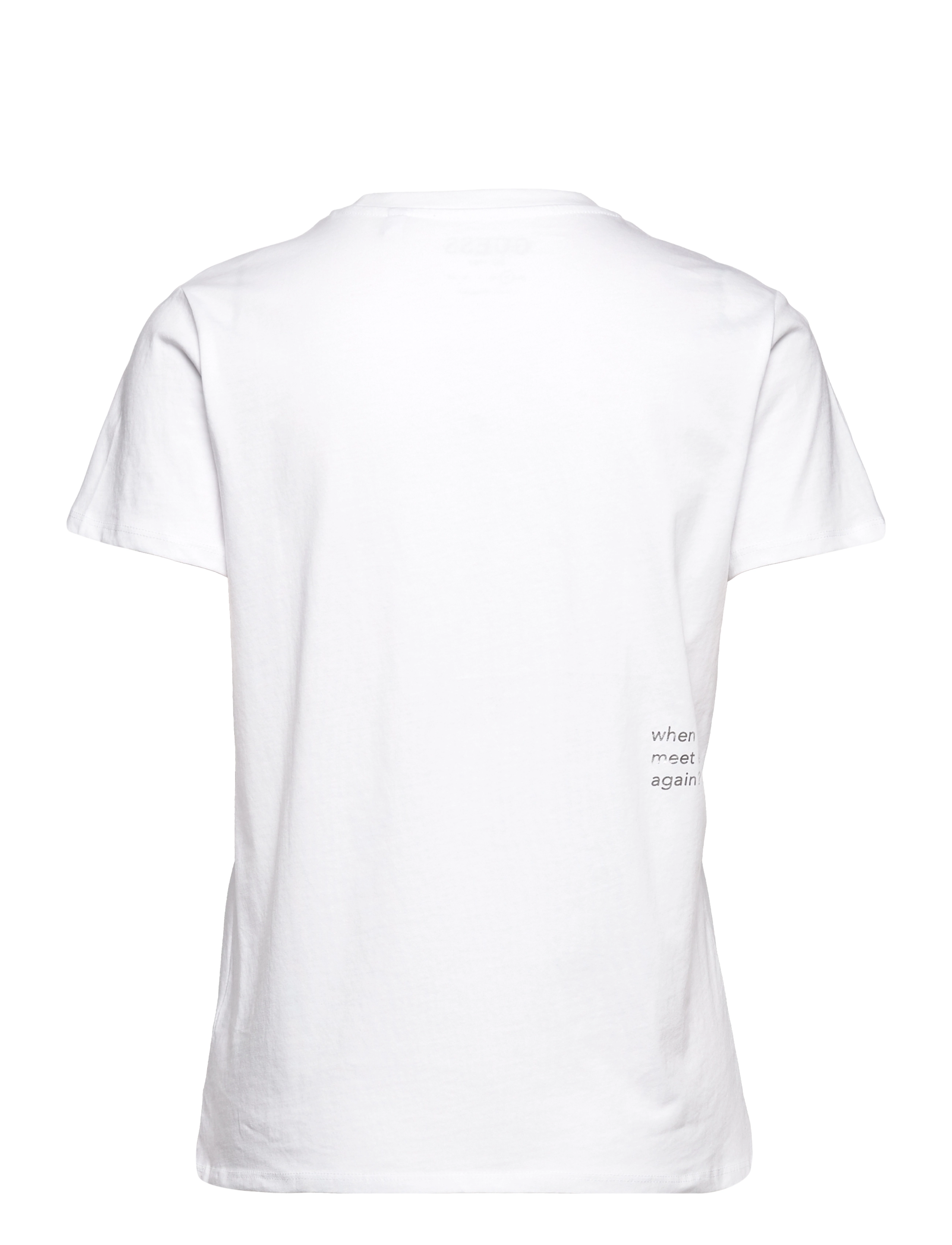 GUESS Jeans - SS VIEWS OF CALI ESY TEE - pure white - 1