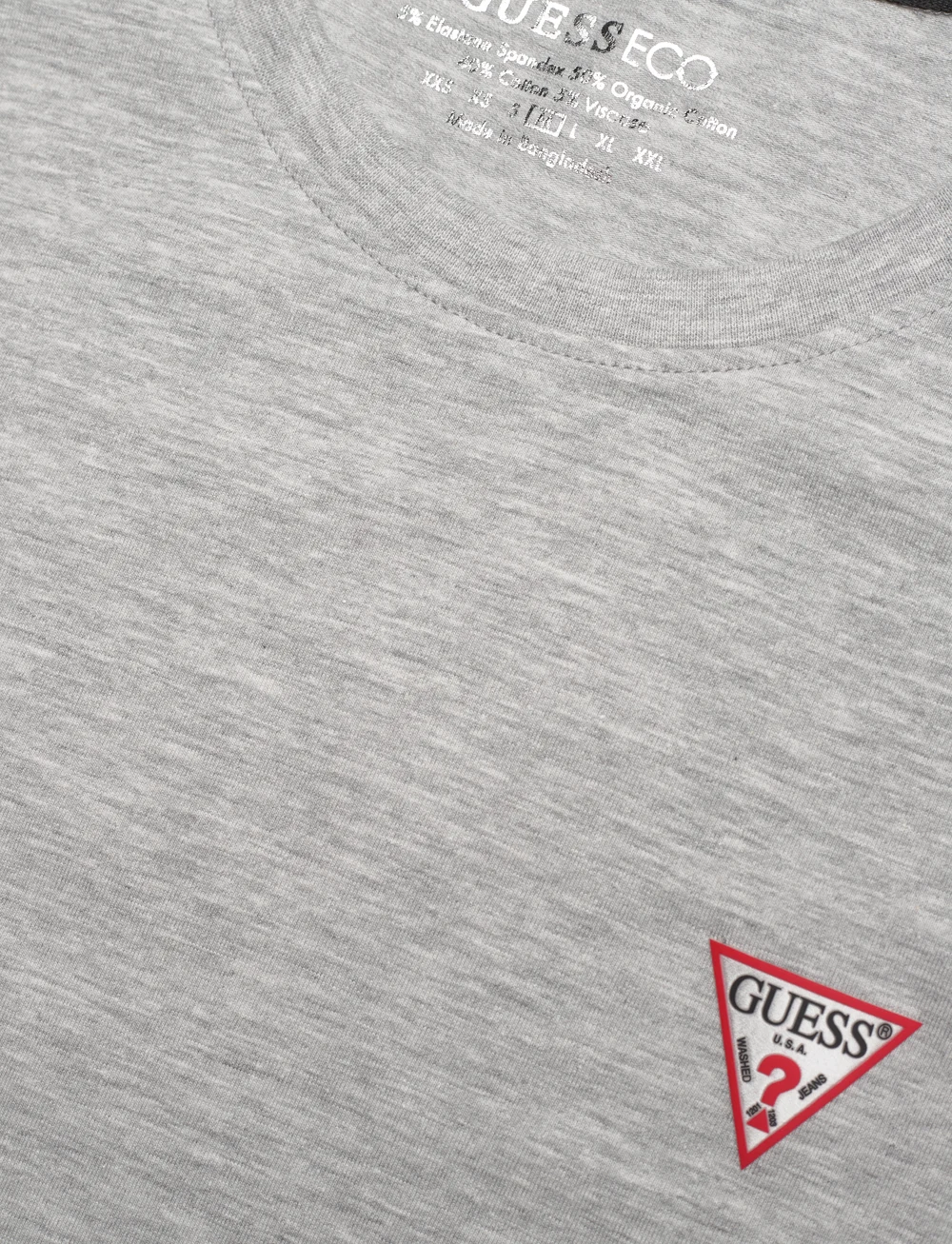 GUESS Jeans Ss Cn Mini Triangle Tee T shirts Boozt