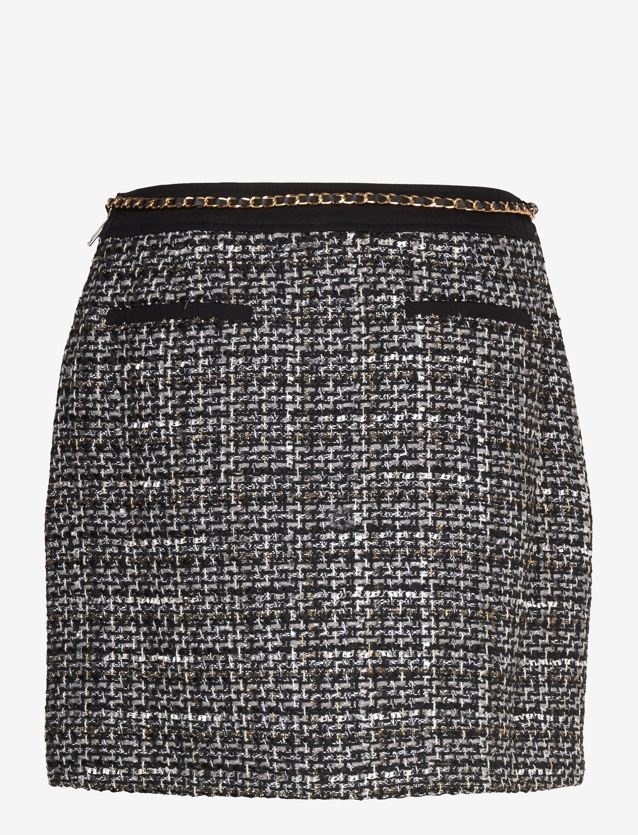 GUESS Jeans - YVONNE MIX DENIM TWEED SKIRT - korta kjolar - black and white b - 1