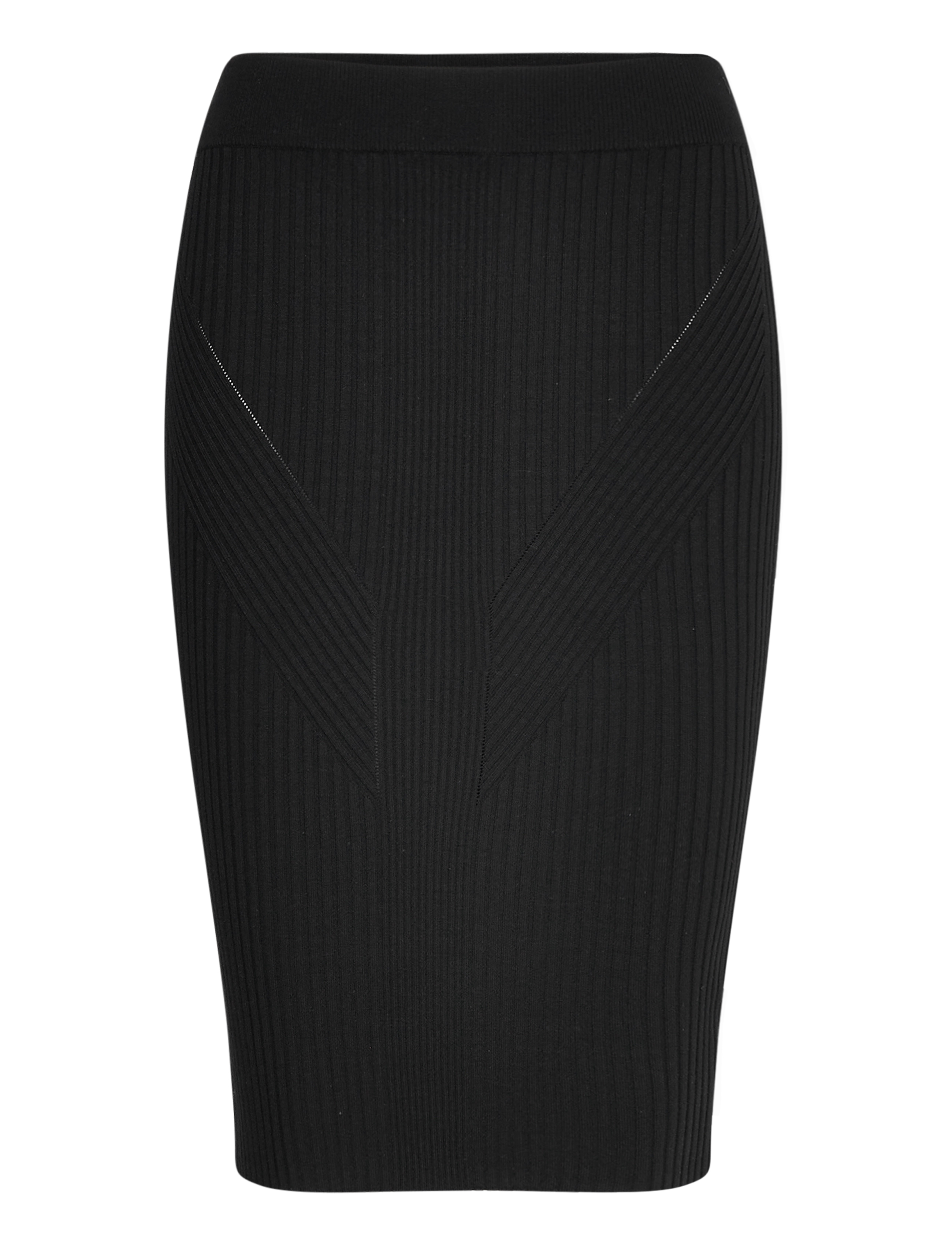 GUESS Jeans ISABELLA LONGUETTE SKIRT SWTR - Kläder - JET BLACK A996 / black