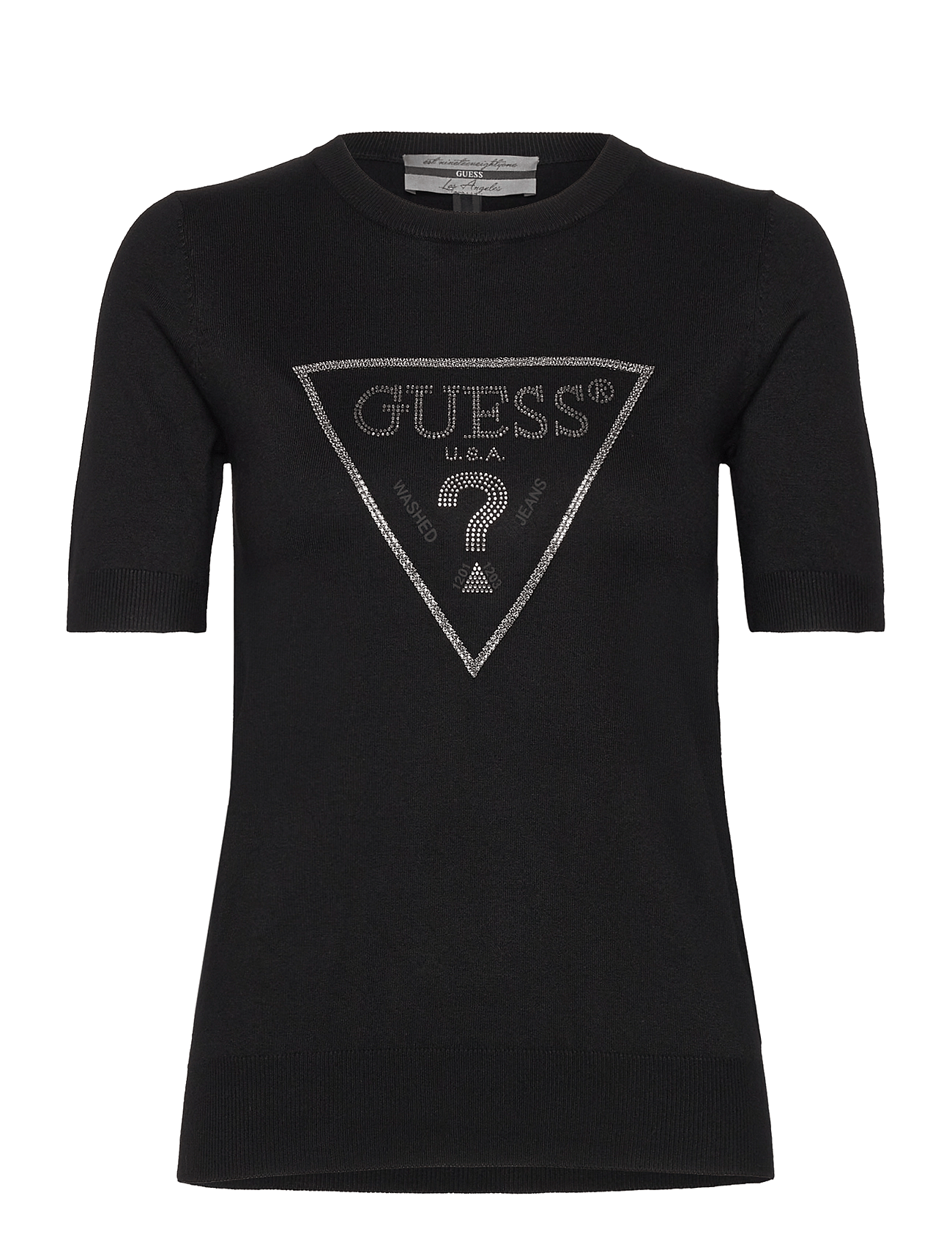 KAYLA LOGO RN SS SWTR - JET BLACK A996