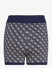 GUESS Jeans - LISE 4G LOGO SWTR SHORT - velo šorti - cave blue and pea - 1