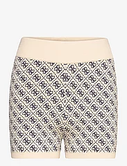 GUESS Jeans - LISE 4G LOGO SWTR SHORT - ratturipüksid - pearl oyster and - 0