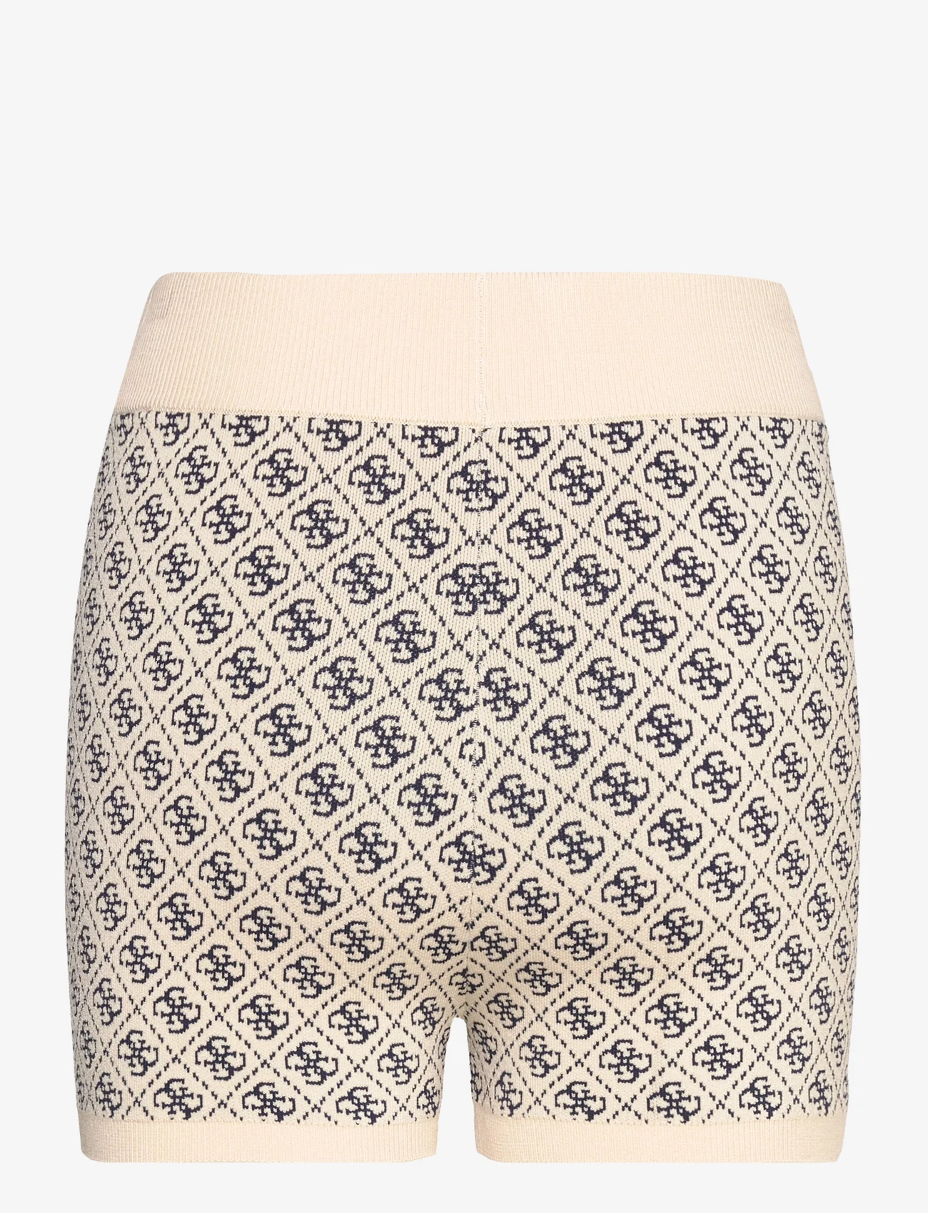 GUESS Jeans - LISE 4G LOGO SWTR SHORT - velo šorti - pearl oyster and - 1