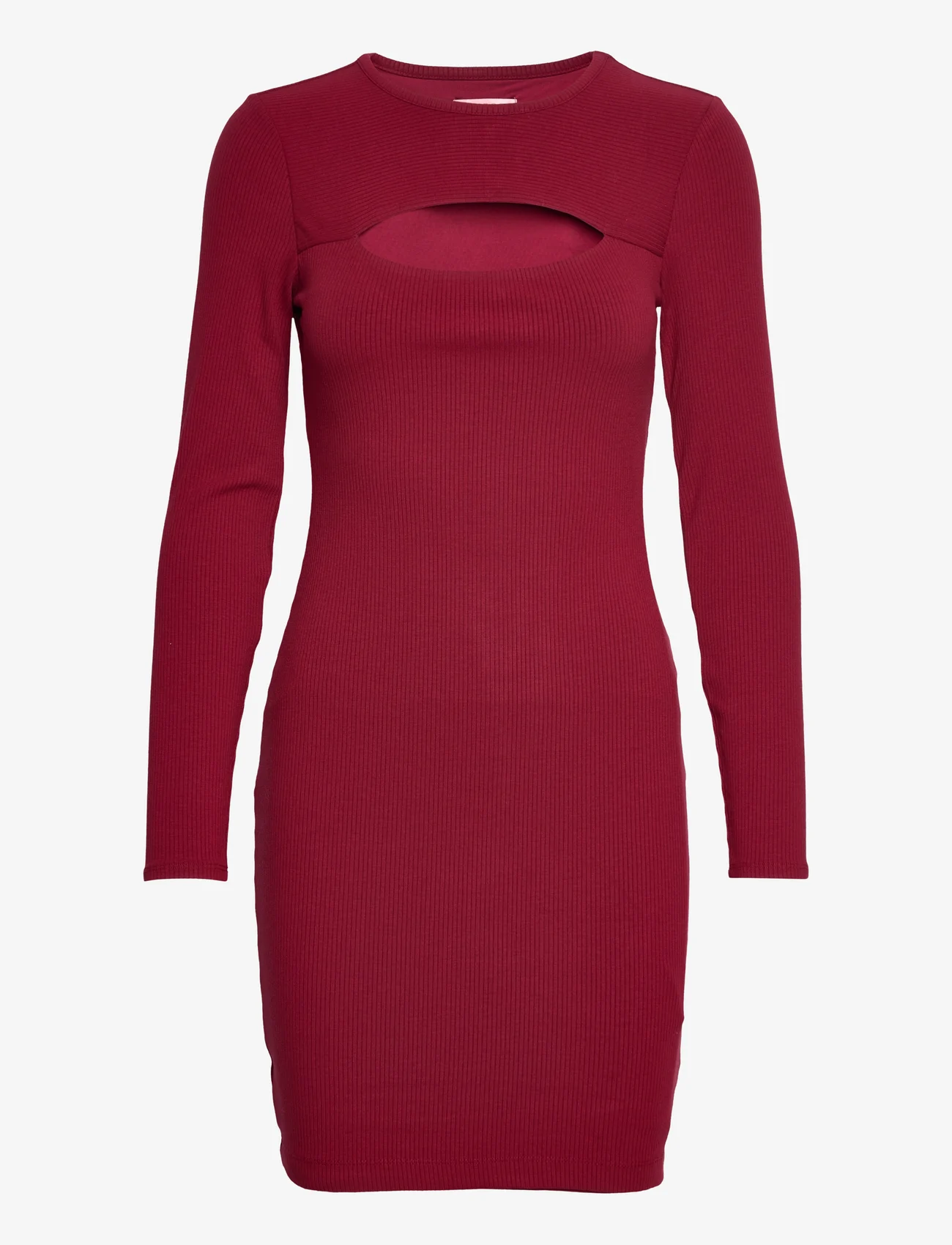 GUESS Jeans - ES LS LANA DRESS - bodycon dresses - beet juice red - 0