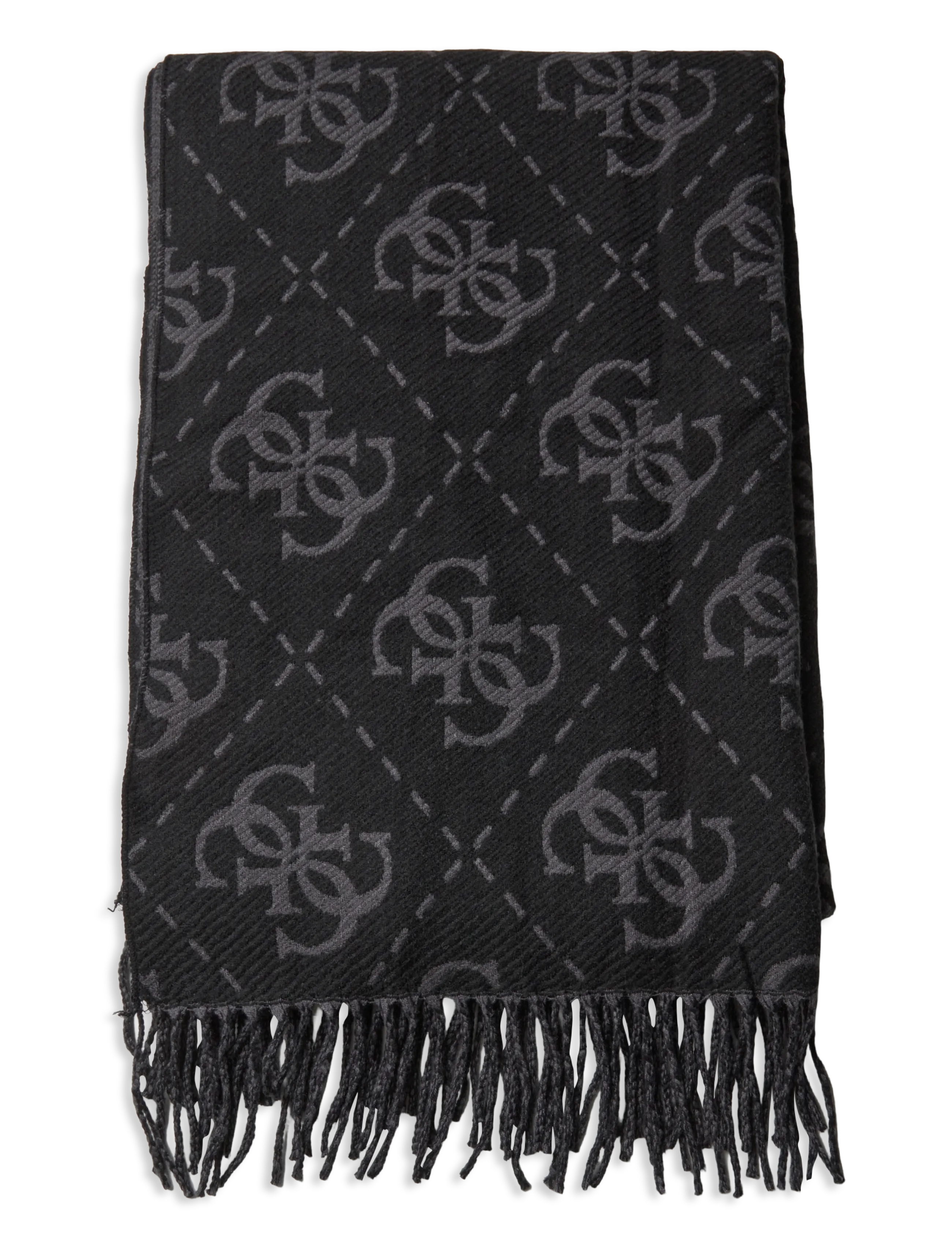 GUESS - SCARF 70X190 - winterschals - coal logo - 1