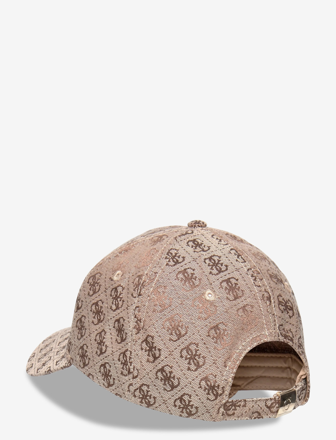 GUESS - KATYA BASEBALL CAP - zemākās cenas - latte logo - 1