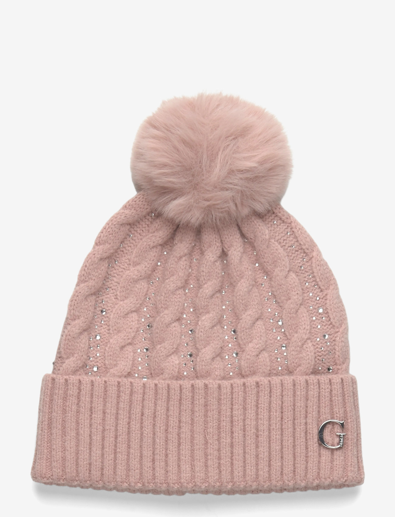 GUESS - KNITTED BEANIE - rose - 0