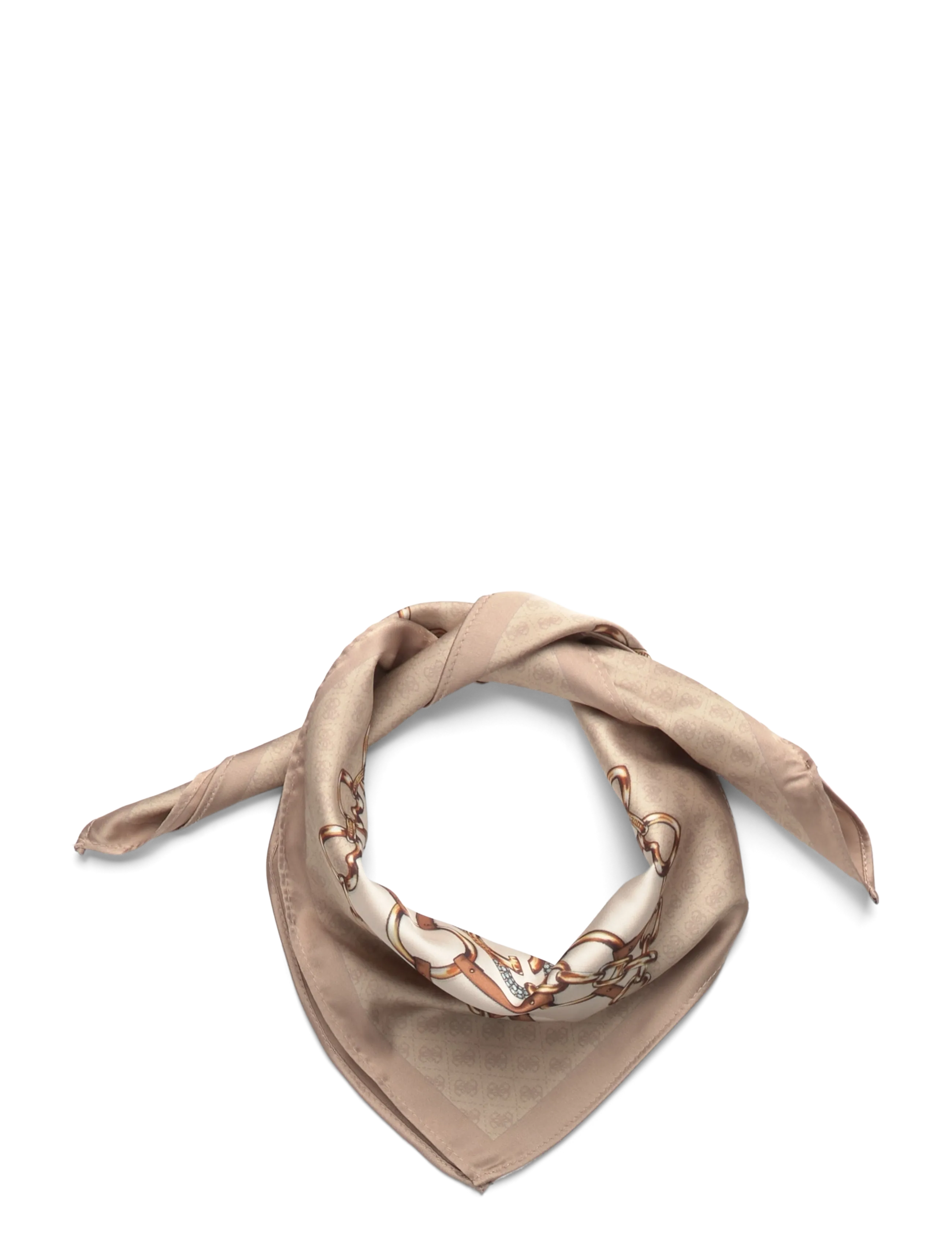 PRINTED KEFIAH 53x53 - TAUPE