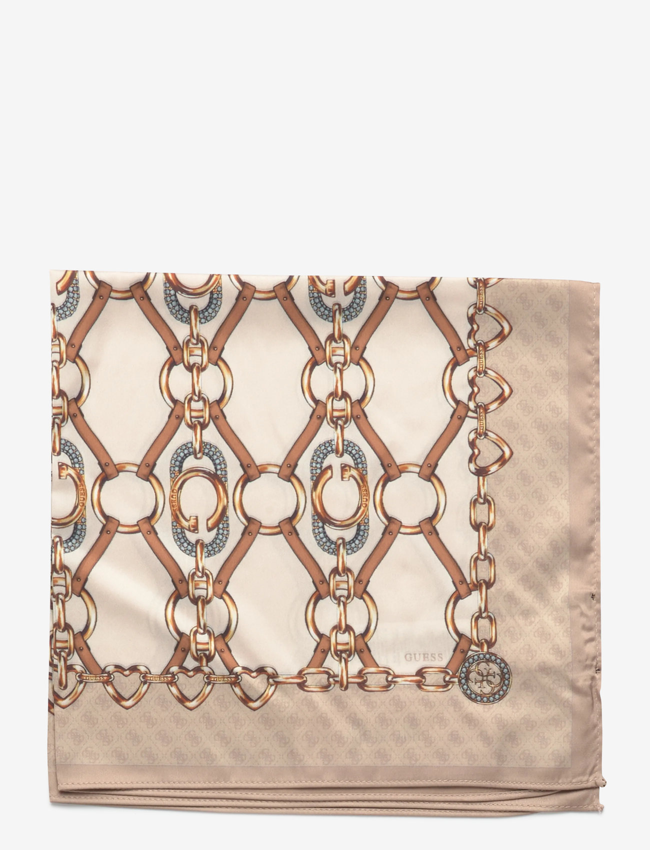 GUESS - PRINTED KEFIAH 53x53 - taupe - 1