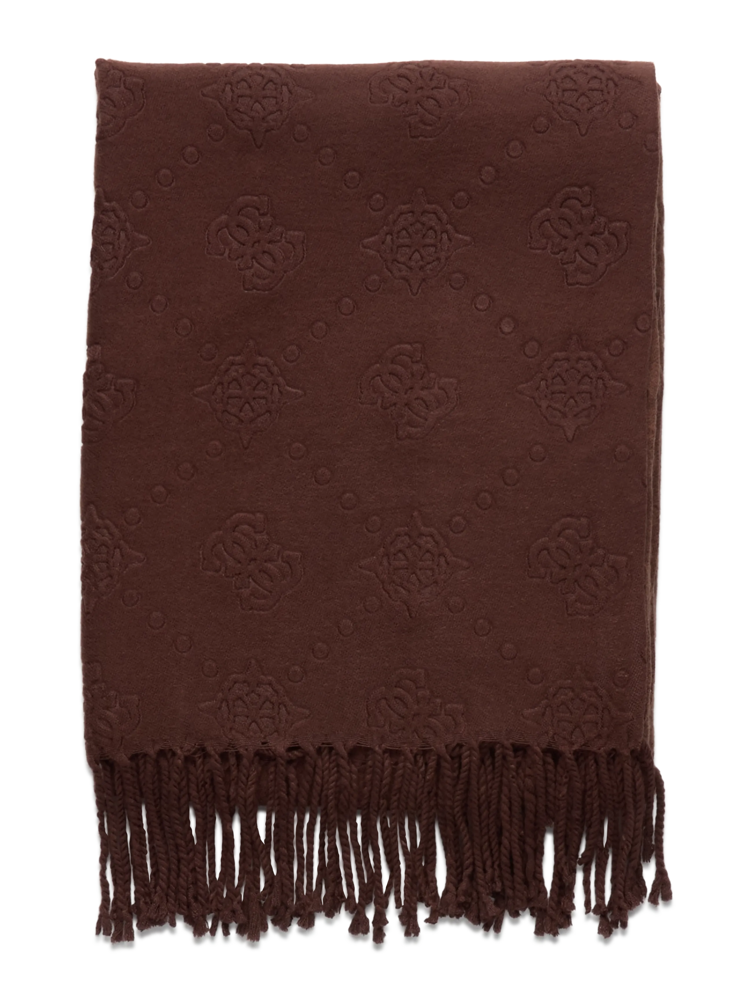 GUESS - SCARF 70X180 - kaulahuivit - chocolate - 1