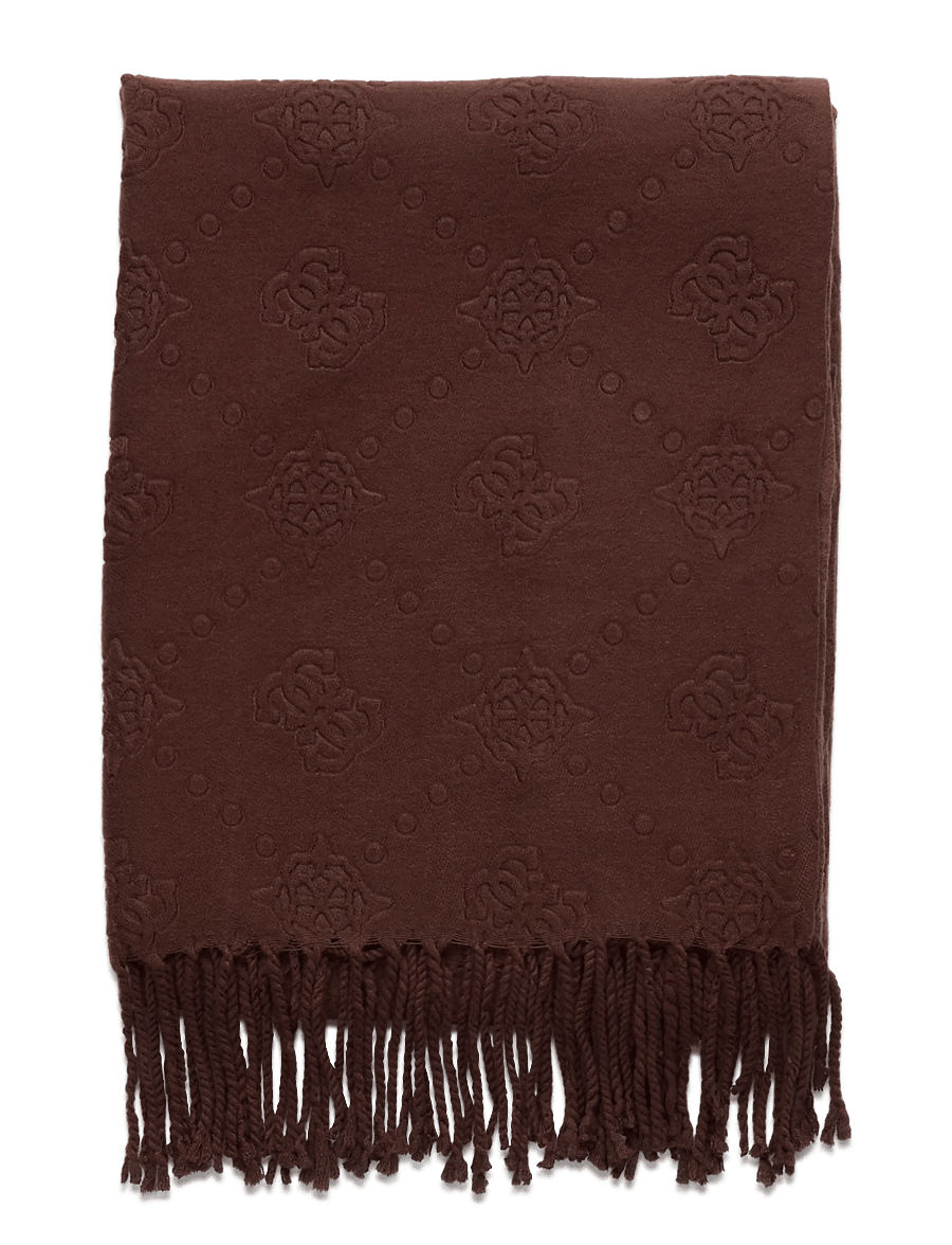 GUESS - SCARF 70X180 - halsdukar - chocolate - 1