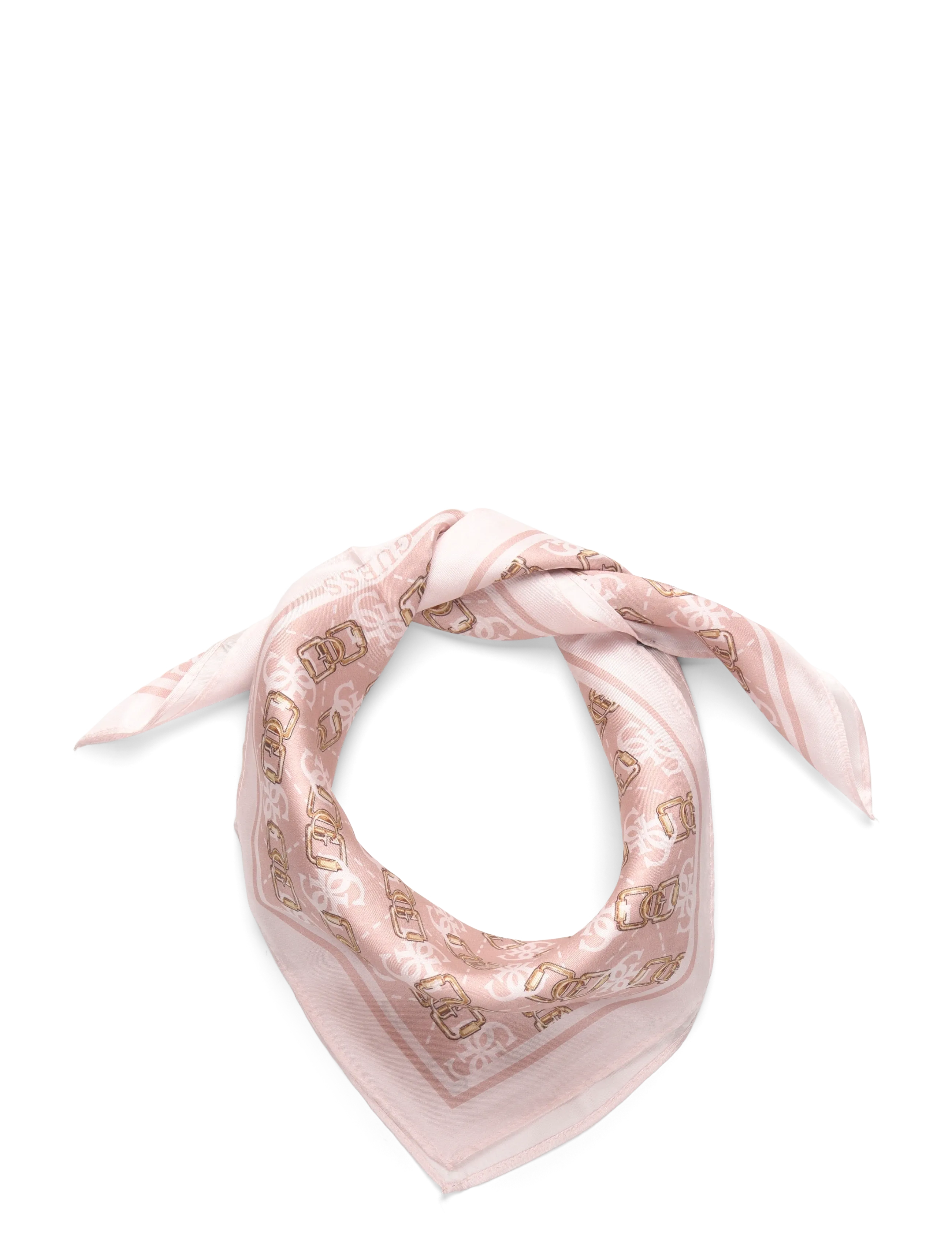 GUESS KARNILLA LOGO FOULARD 53X53 - GUESS - ROSE LOGO / pink/rose