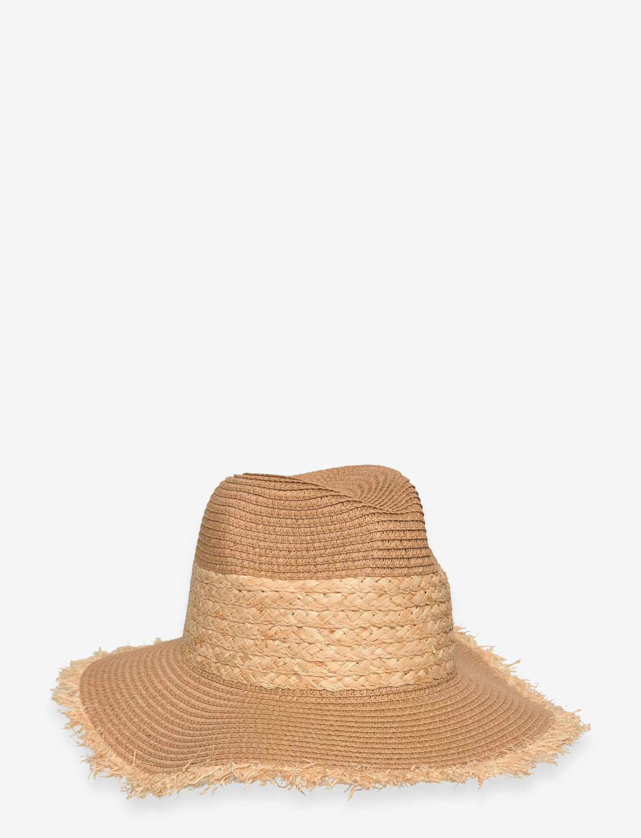 GUESS - OFELIA RAFFIA FEDORA HAT - stråhatte - natural cognac - 0