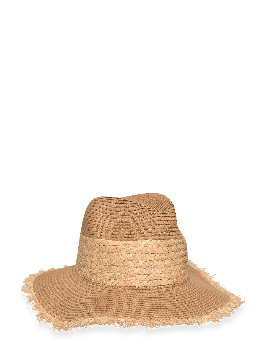 GUESS - OFELIA RAFFIA FEDORA HAT - strohhüte - natural cognac - 0