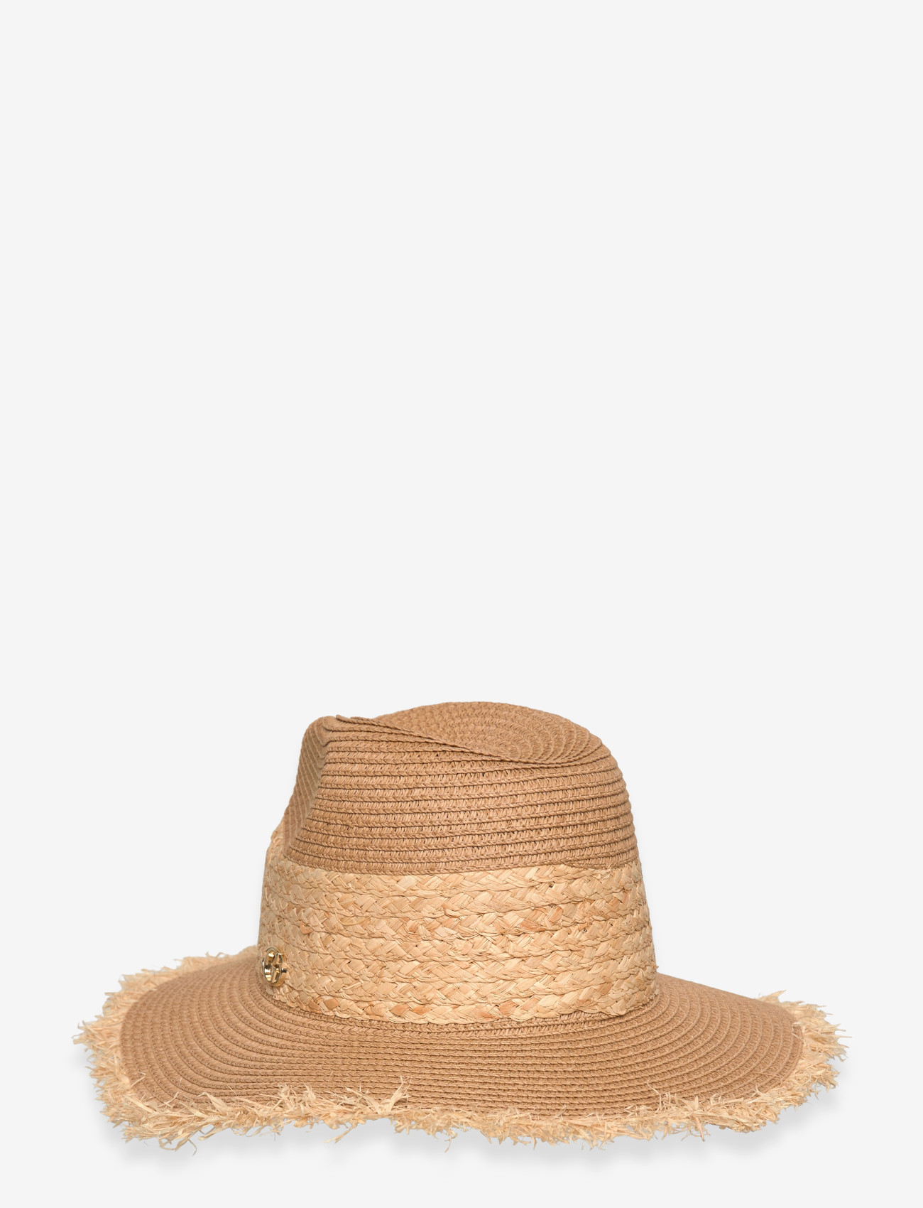 GUESS - OFELIA RAFFIA FEDORA HAT - stråhatte - natural cognac - 1