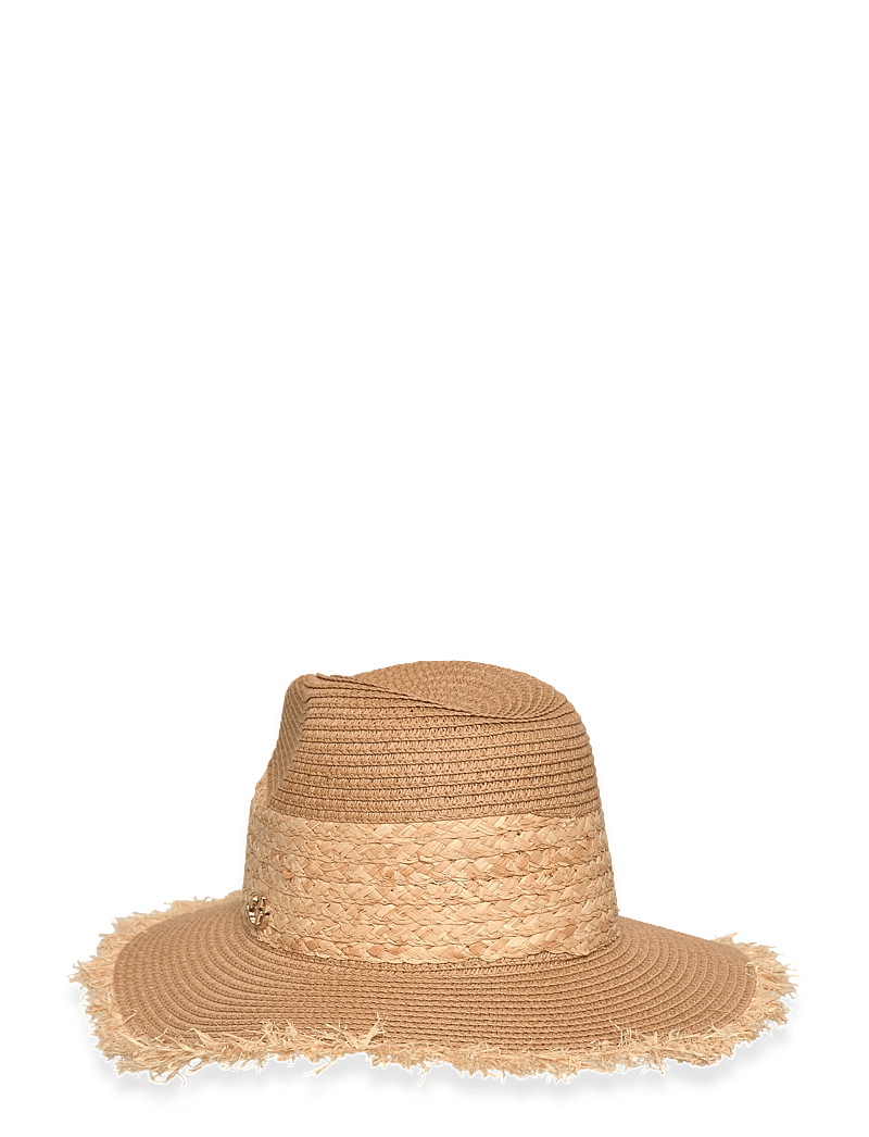 GUESS - OFELIA RAFFIA FEDORA HAT - strohhüte - natural cognac - 1