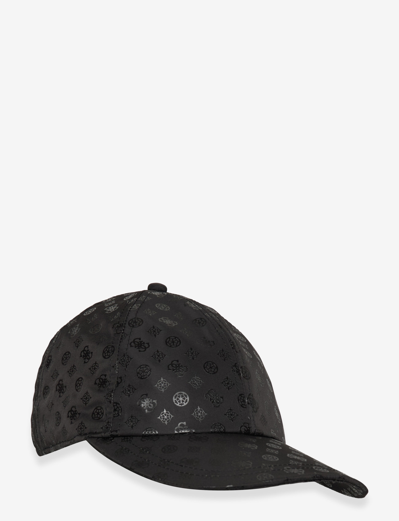 GUESS - ANISE SHINY PEONY BSEBALL HAT - kappen - black logo - 0