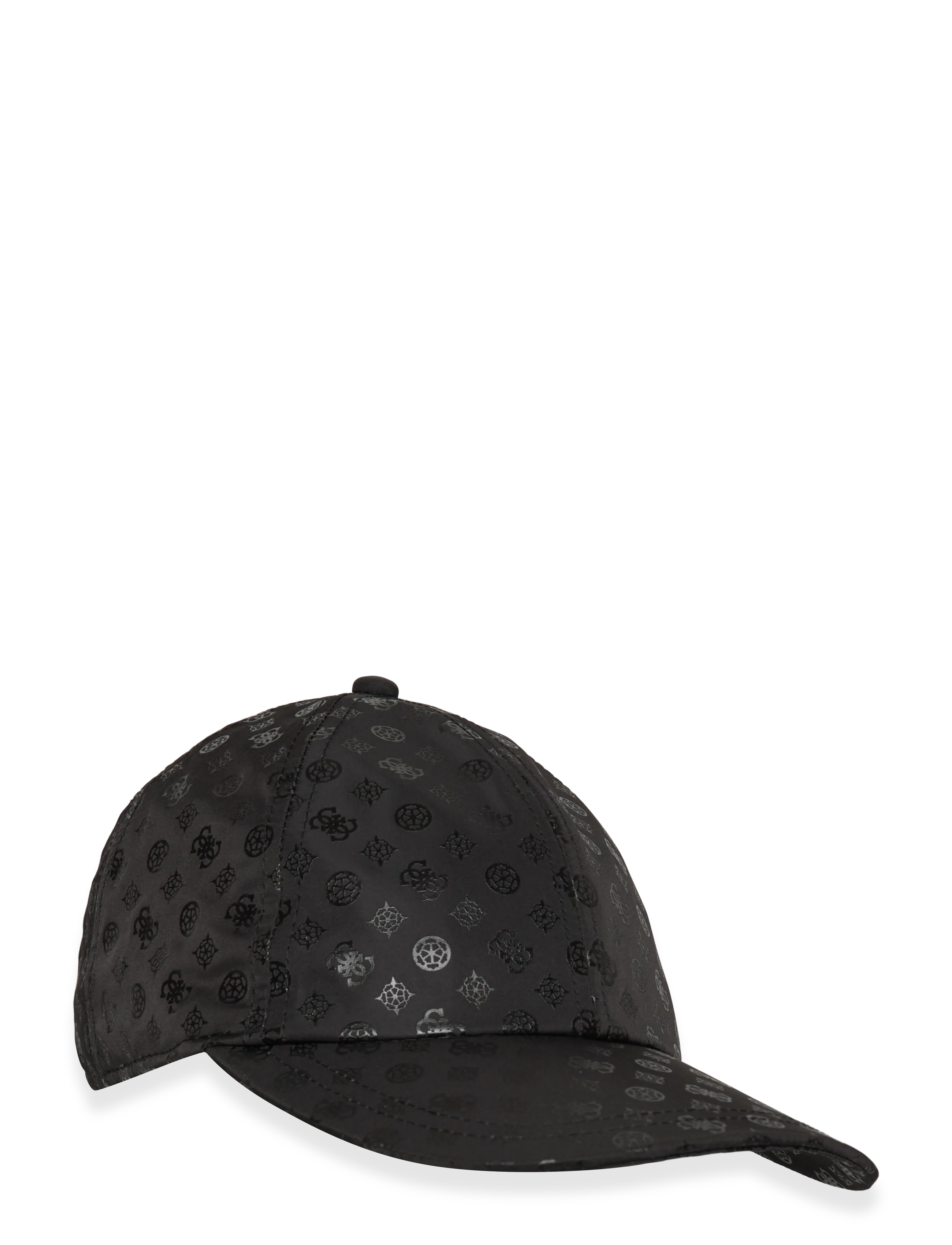 GUESS ANISE SHINY PEONY BSEBALL HAT - Aksessuaarid - BLACK LOGO / black