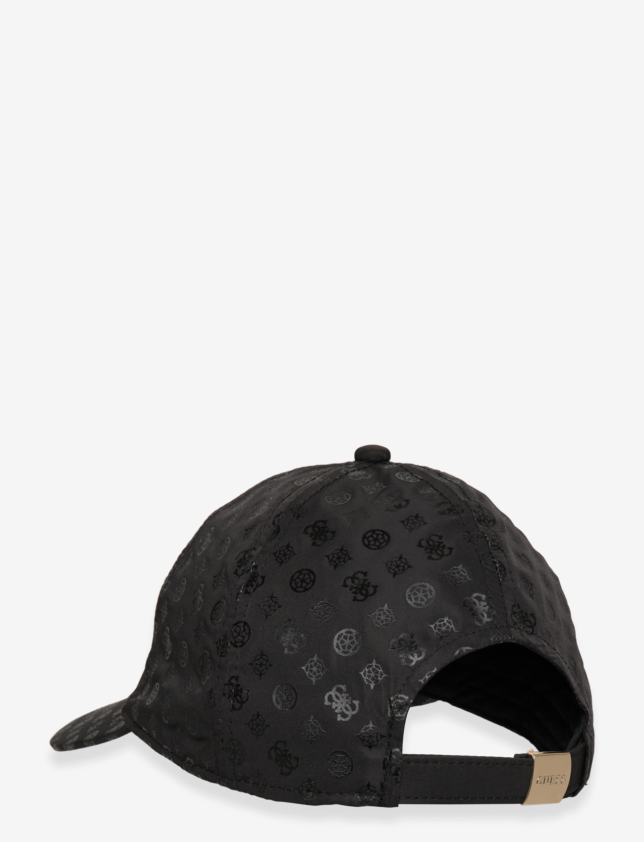 GUESS - ANISE SHINY PEONY BSEBALL HAT - kappen - black logo - 1