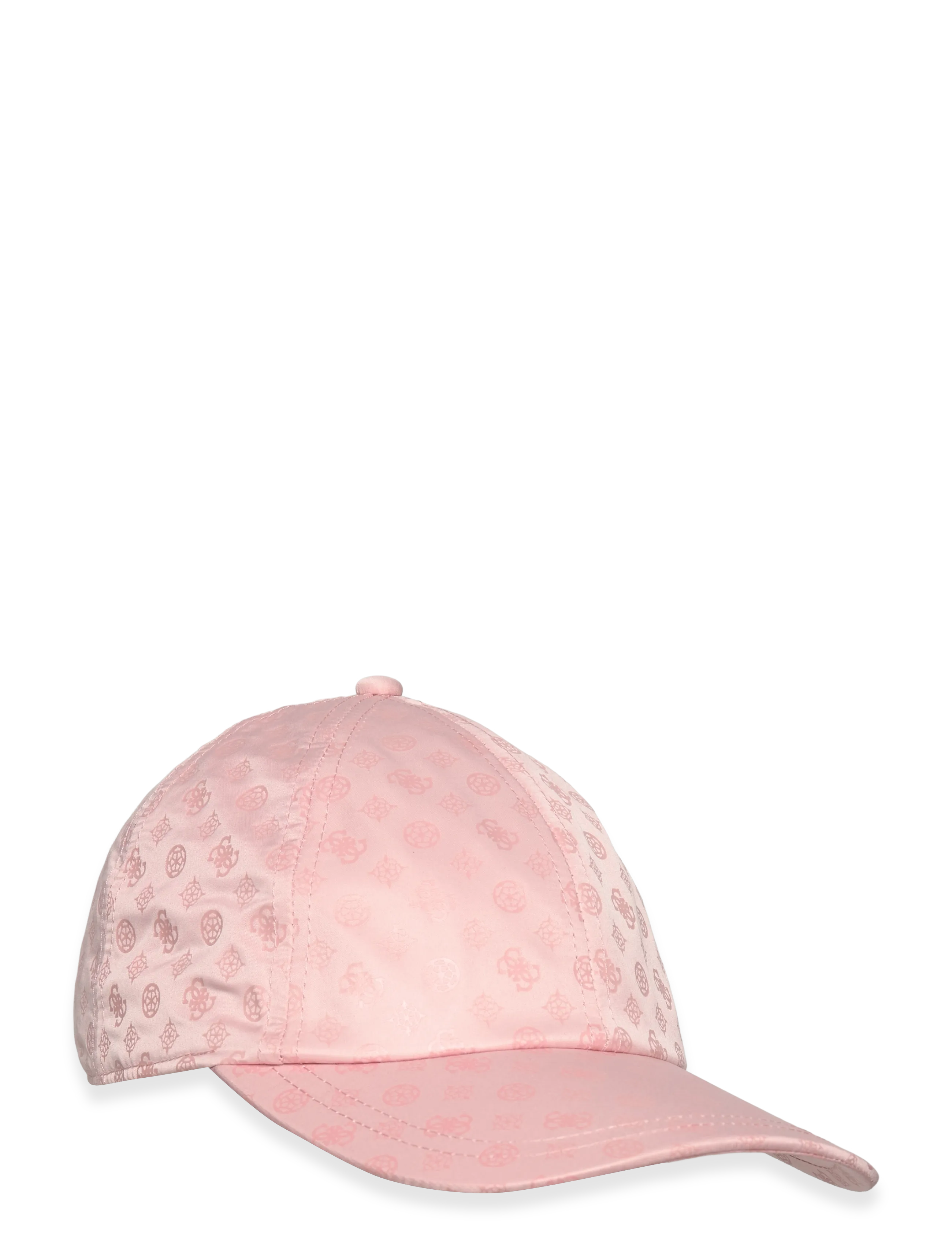 GUESS ANISE SHINY PEONY BSEBALL HAT - GUESS - LIGHT ROSE LOGO / pink/rose