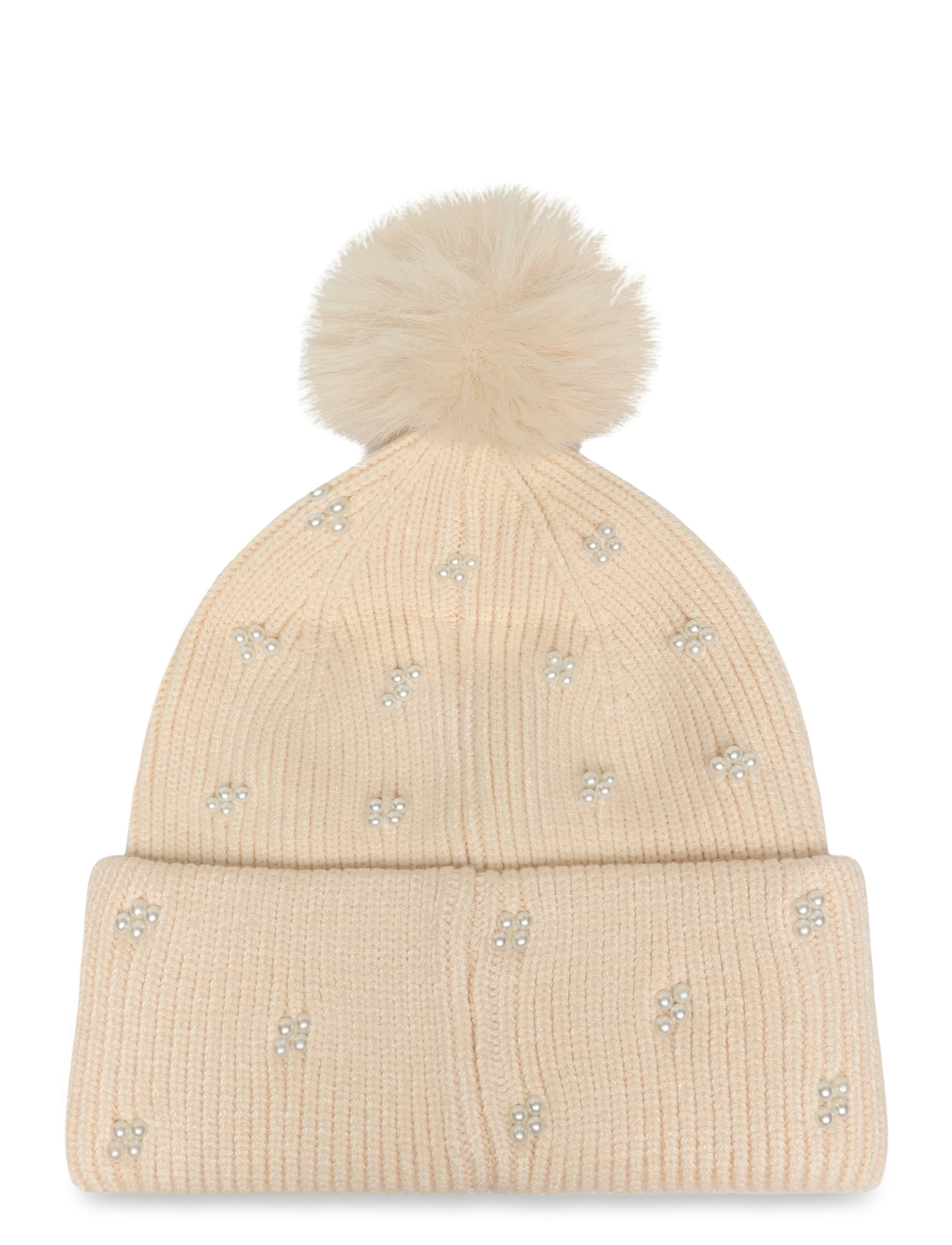 GUESS - KNITTED BEANIE - mützen - off white - 1