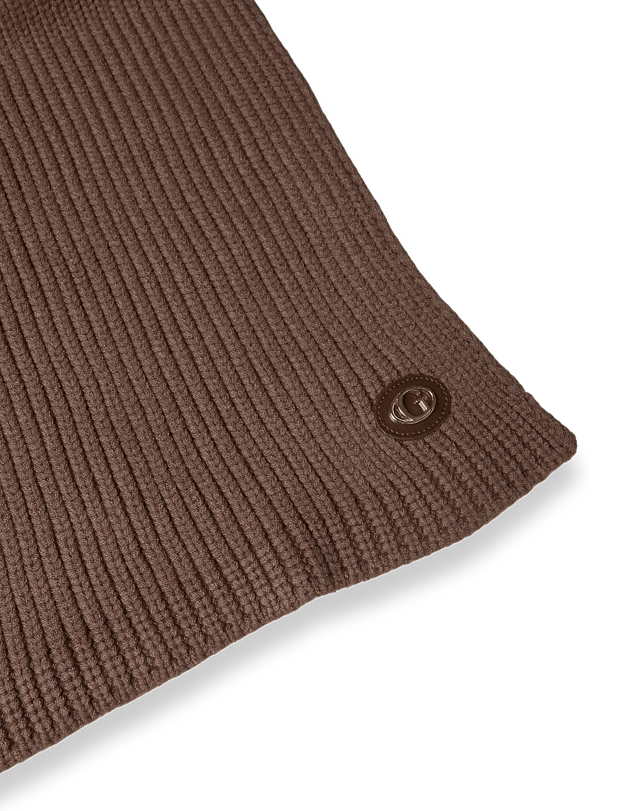 GUESS - KNITTED SCARF - espresso - 2