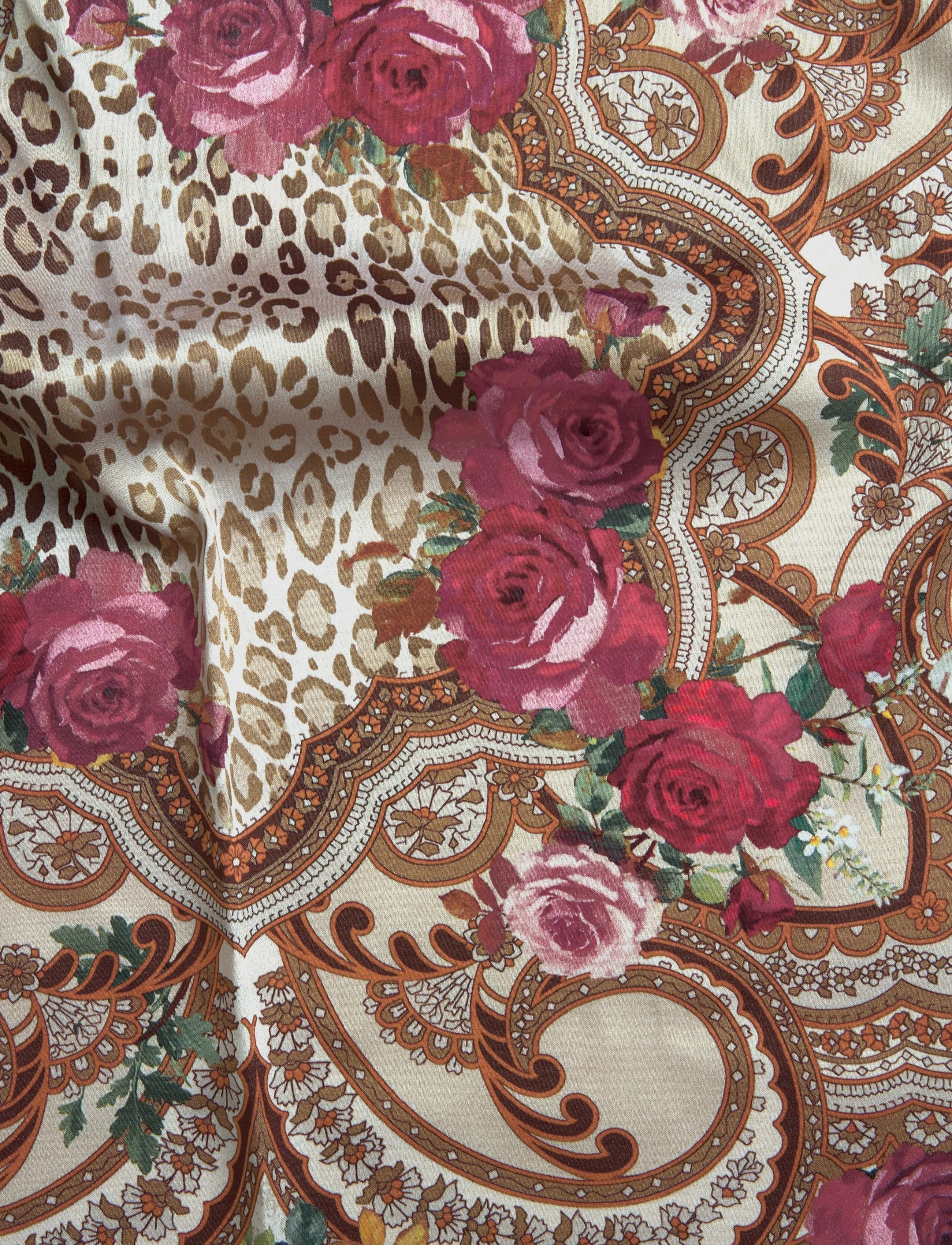 GUESS - 53 X 53 CM SQUARE FOULARD - sjalar - bone - 2