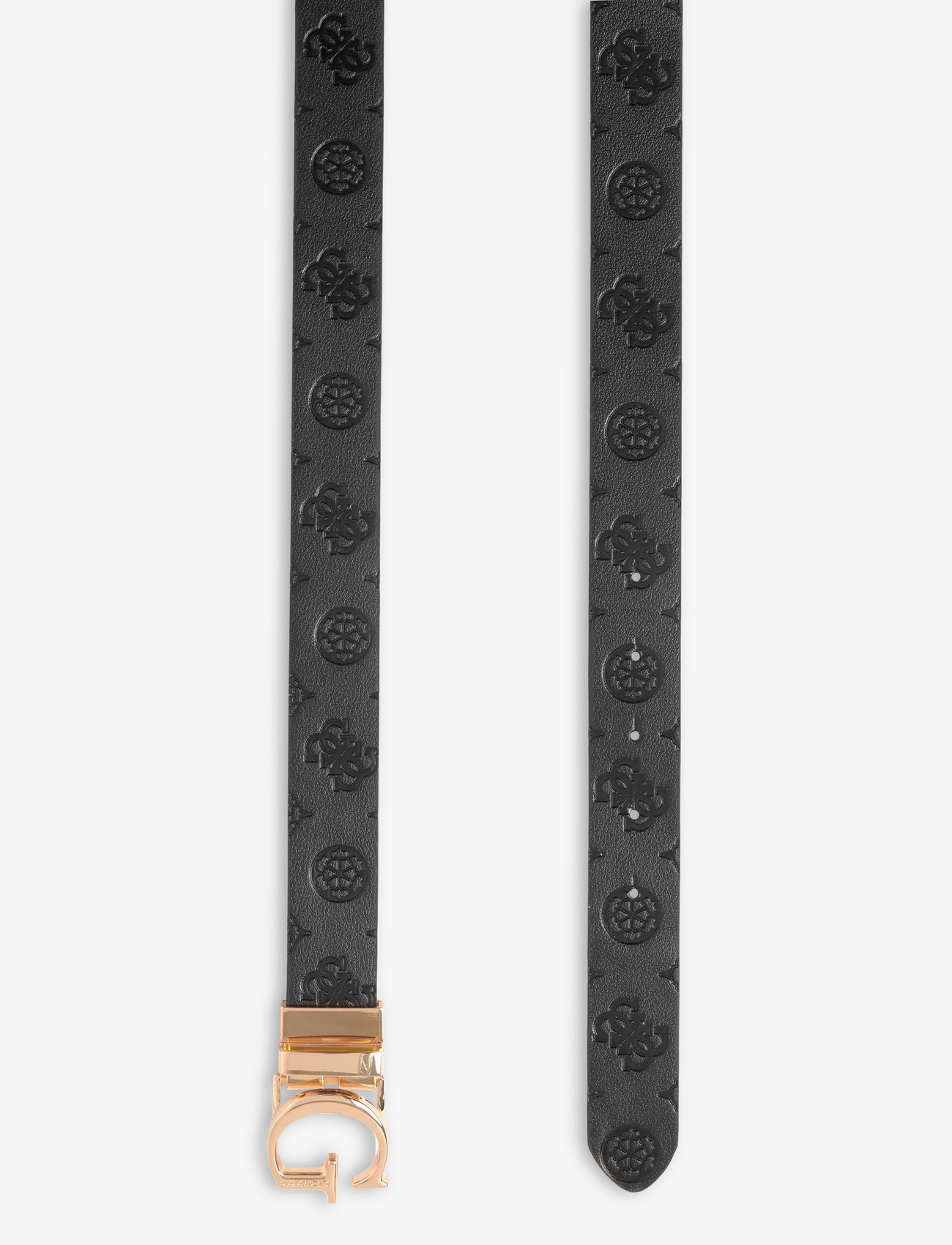 GUESS - ADJ&REV PANT BELT - vardagsskärp - black/dark taupe - 2