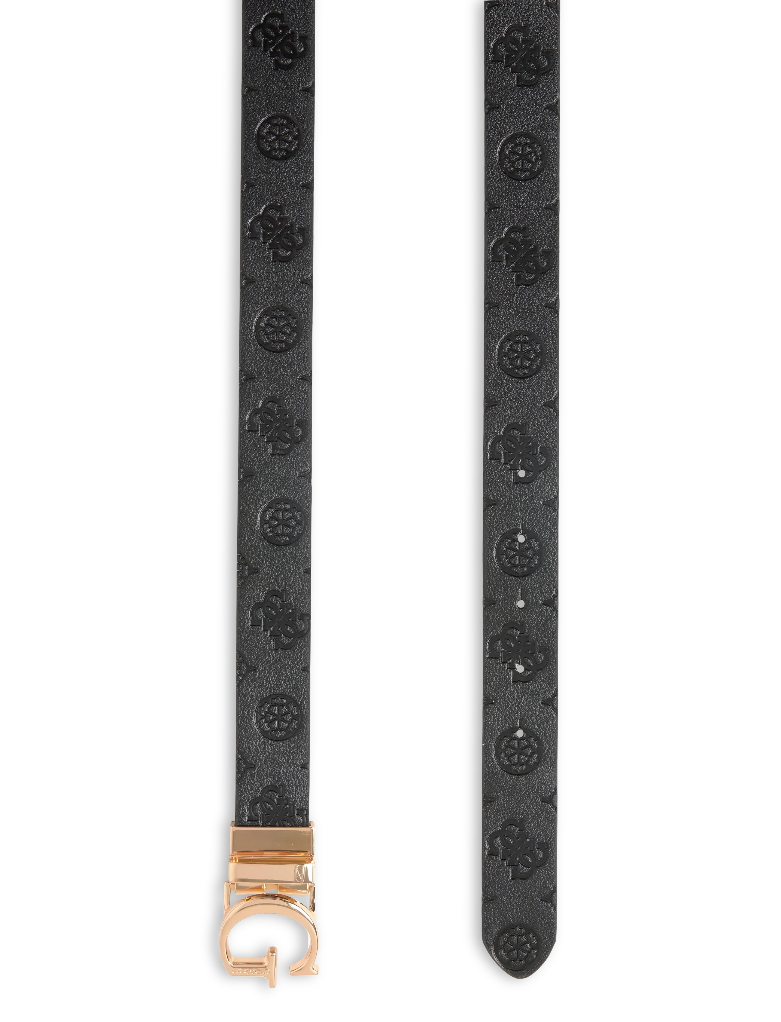 GUESS - ADJ&REV PANT BELT - kasdieniai diržai - black/dark taupe - 2