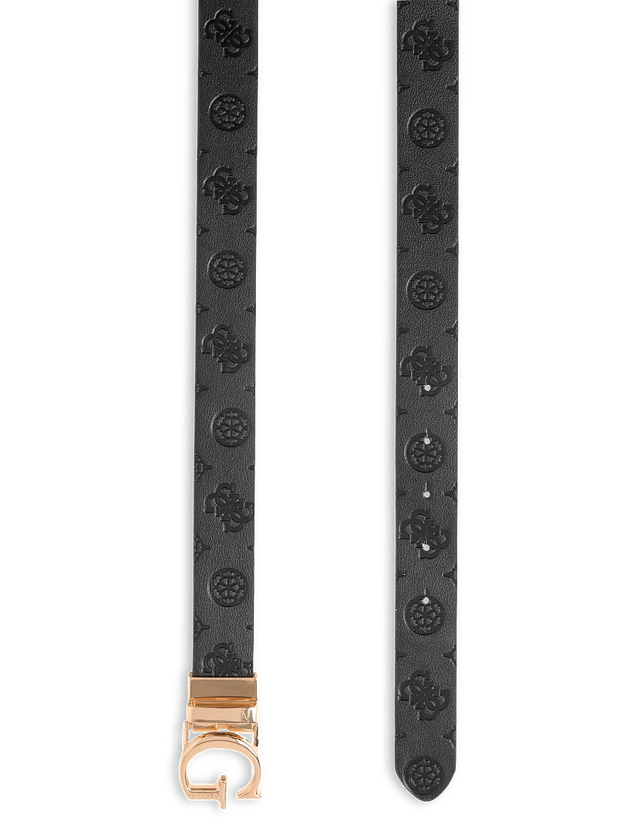 GUESS - ADJ&REV PANT BELT - kasdieniai diržai - black/dark taupe - 2