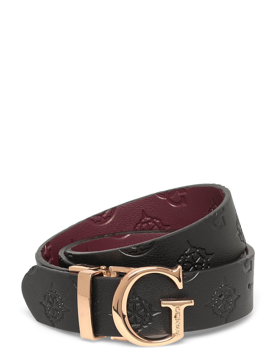 GUESS - ADJ&REV PANT BELT - Önnur belti - wine multi - 0