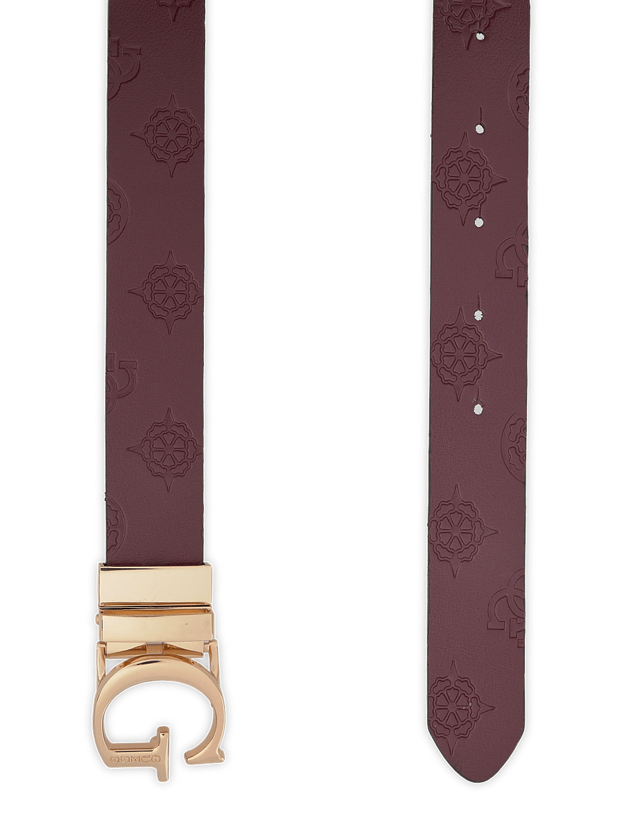 GUESS - ADJ&REV PANT BELT - Önnur belti - wine multi - 4