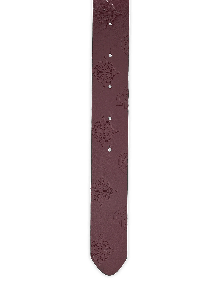 GUESS - ADJ&REV PANT BELT - Önnur belti - wine multi - 5