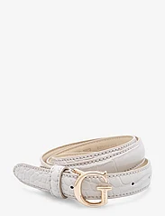 GUESS - SESTRI ADJ PANT BELT - damen - stone - 0