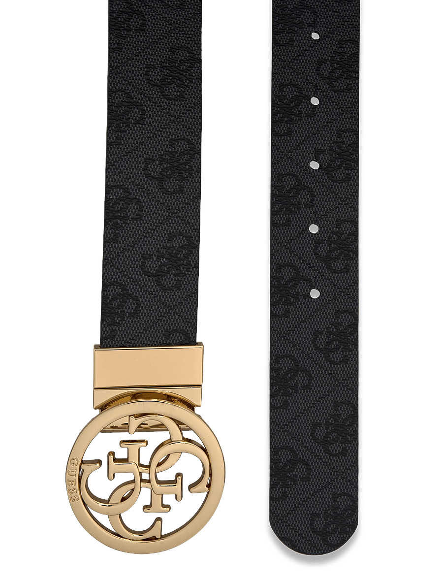 GUESS - NOELLE ADJ & REV PANT BELT H35 - freizeitgürtel - coal logo - 1